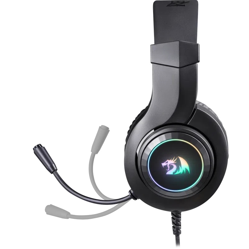 Игровая гарнитура REDRAGON Hylas проводная RGB,USB+3.5мм,черный