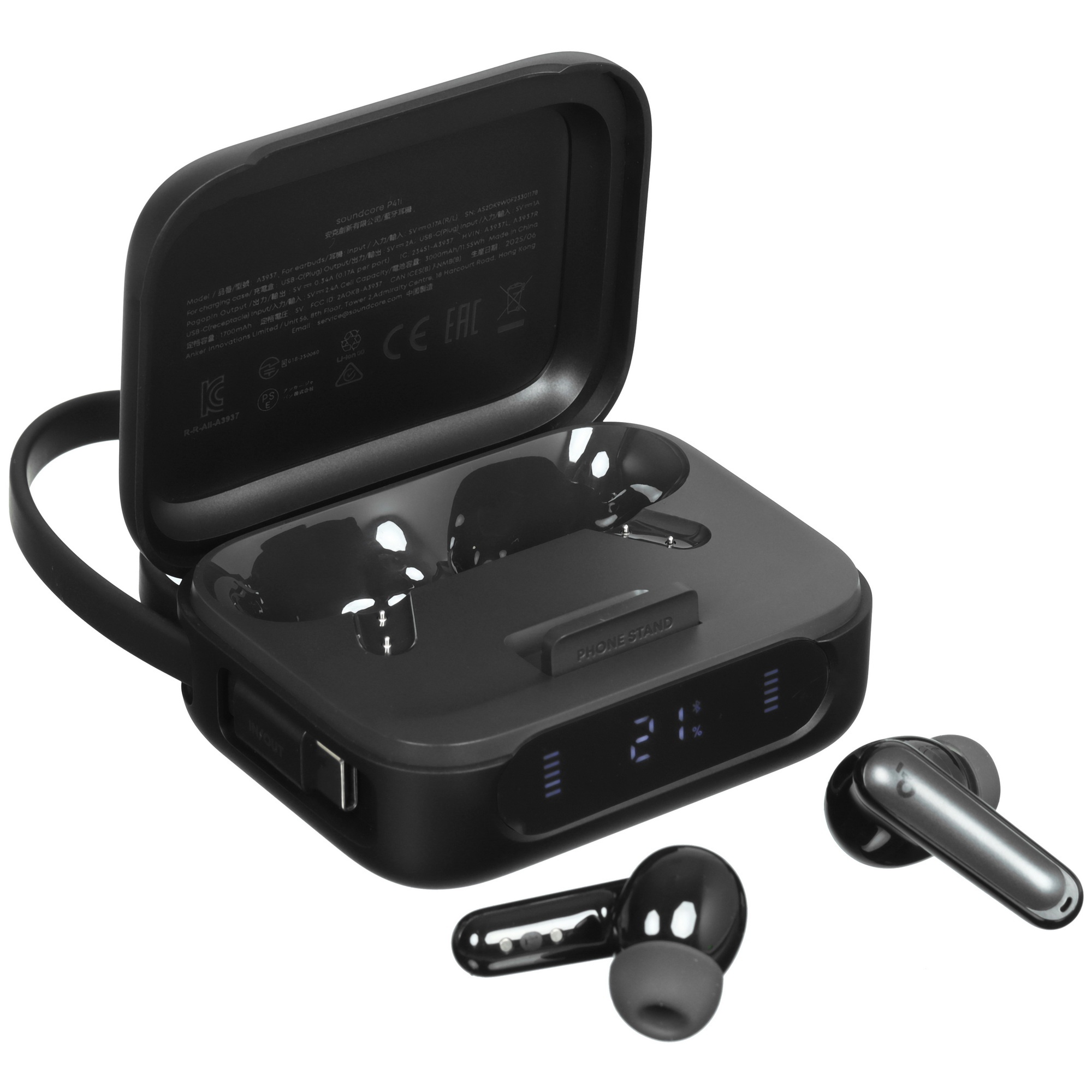 Наушники TWS Soundcore P41i черный