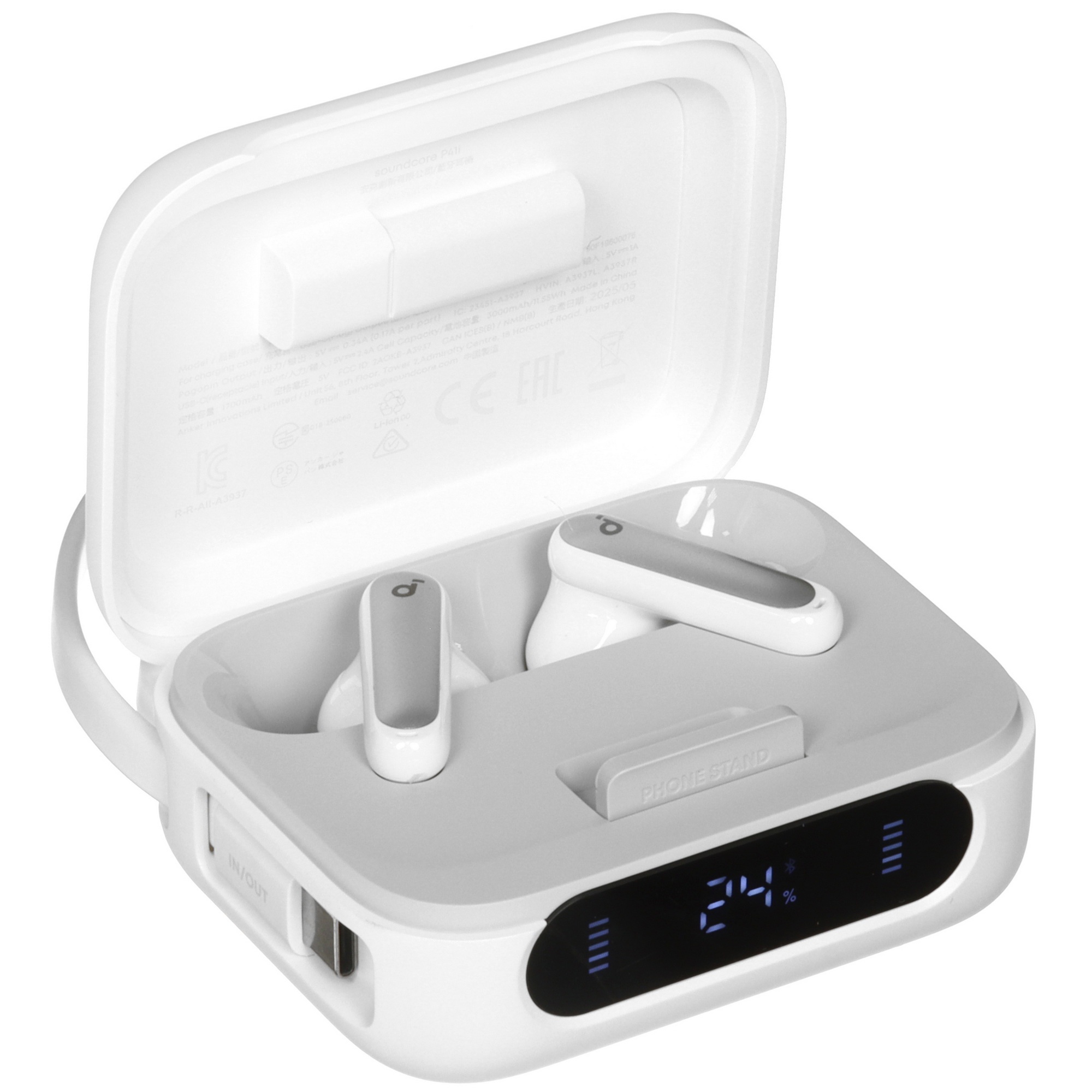 Наушники TWS Soundcore P41i white