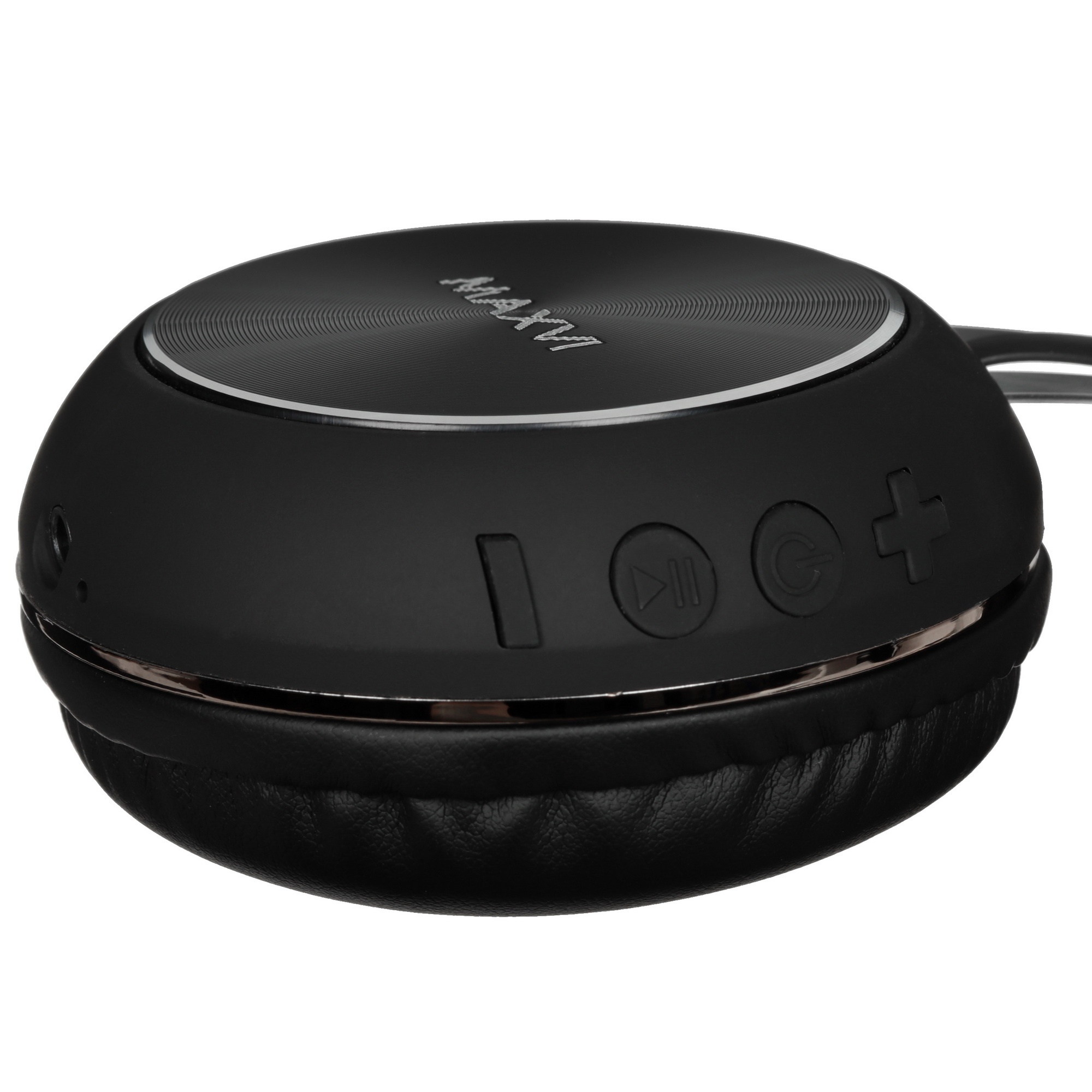 Беспроводные полноразмерные наушники Maxvi MHF-201BT черные, Bluetooth 5.3\FM\MP3\300мАч\микрофон