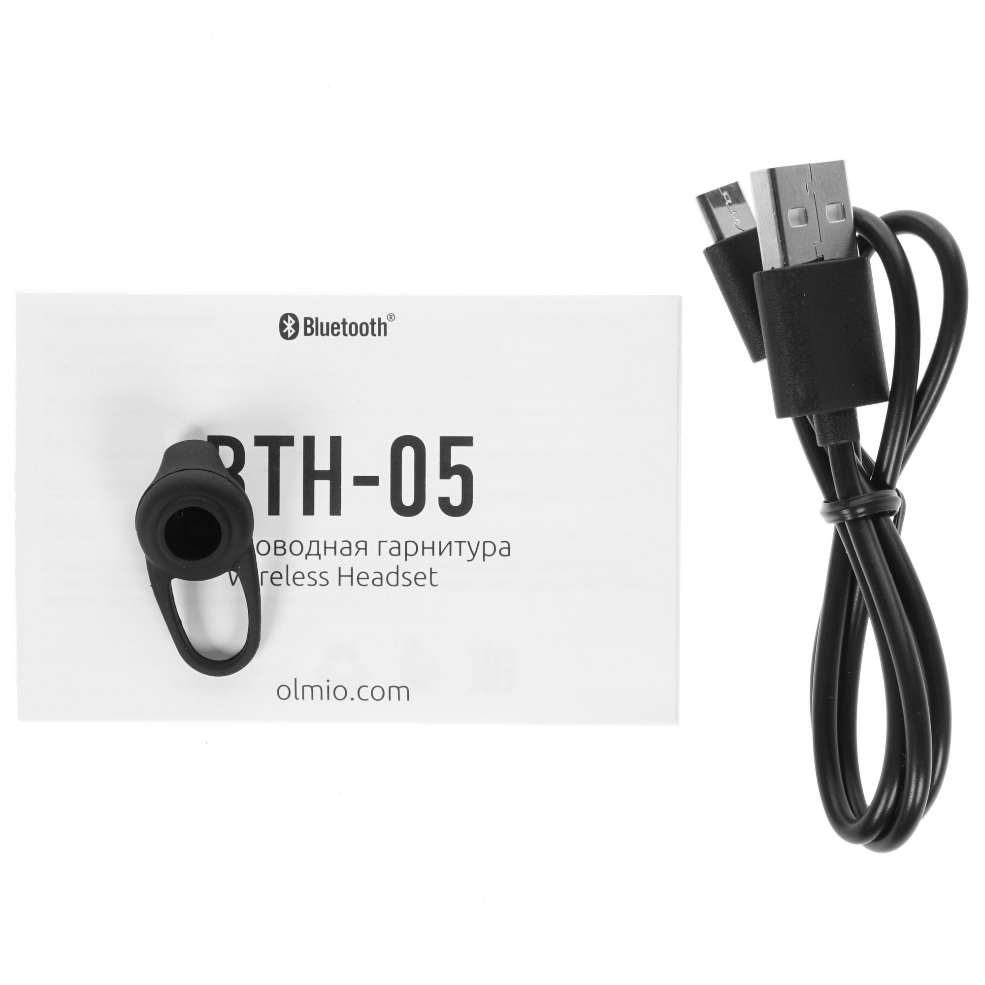 Беспроводная Bluetooth-гарнитура OLMIO BTH-05