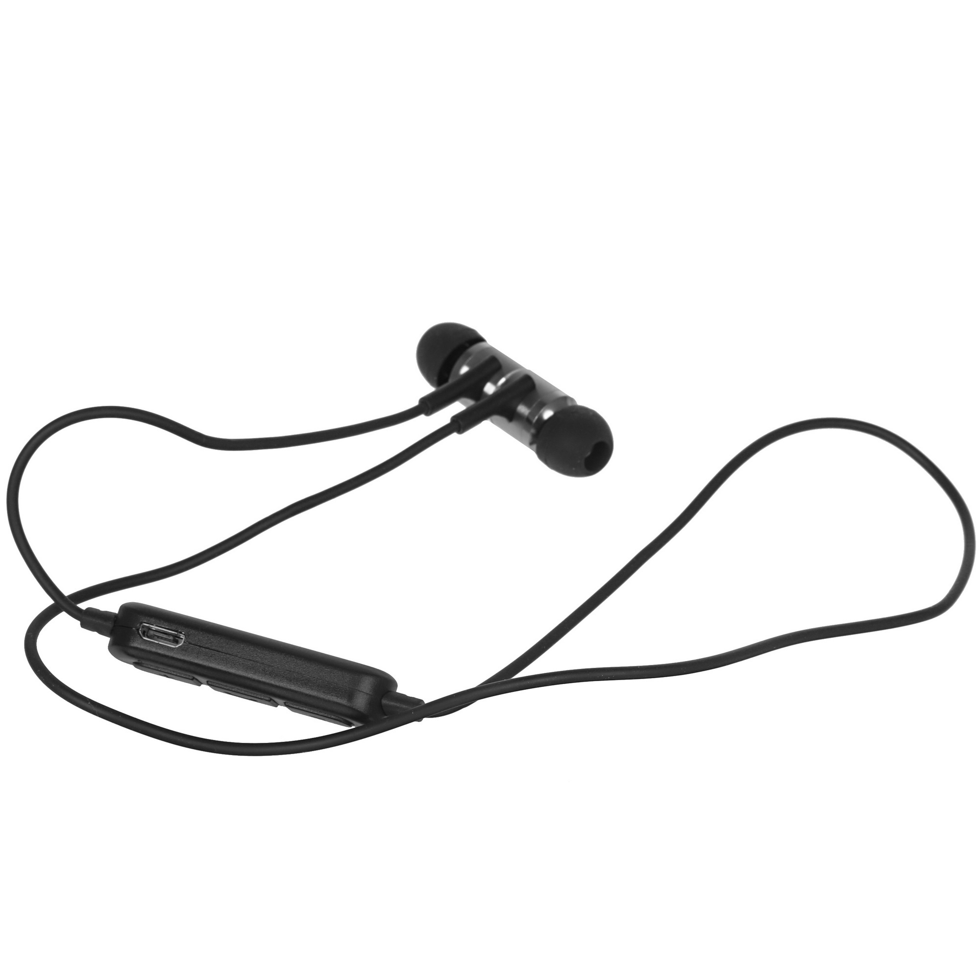 Беспроводные внутриканальные наушники OLMIO ""BTE-05"", Bluetooth, черные