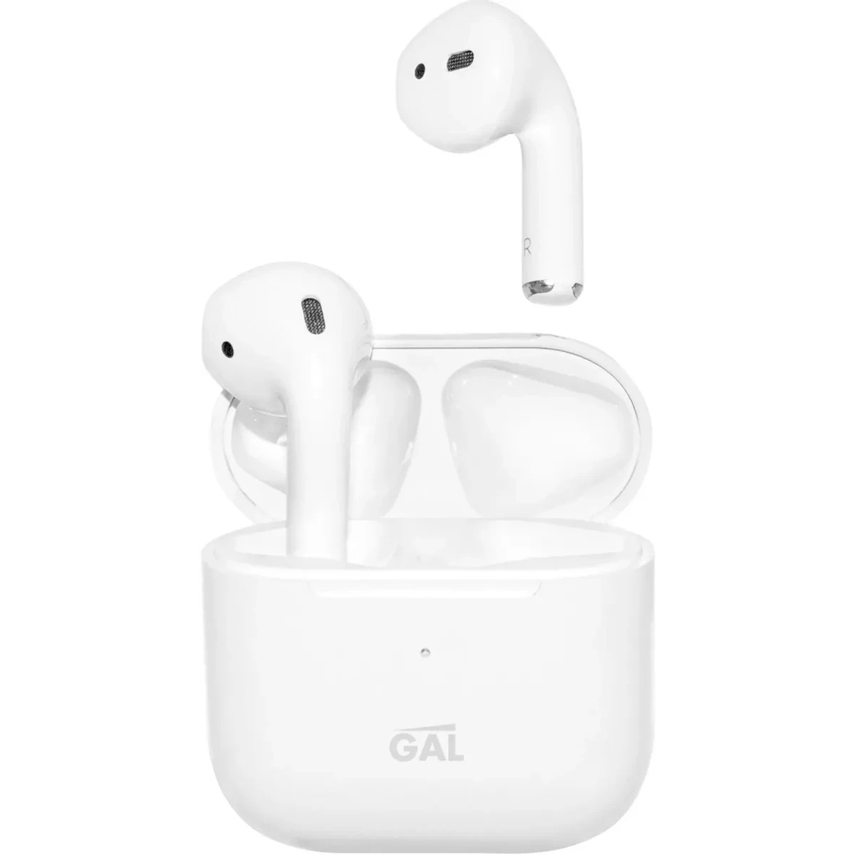 Гарнитура вкладыши Gal TW-4300 белый беспроводные bluetooth в ушной раковине