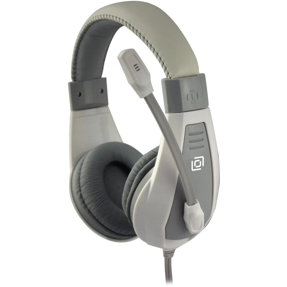 Наушники с микрофоном Oklick/Оклик HS-L600 серый 1.8м мониторные оголовье (1532023)