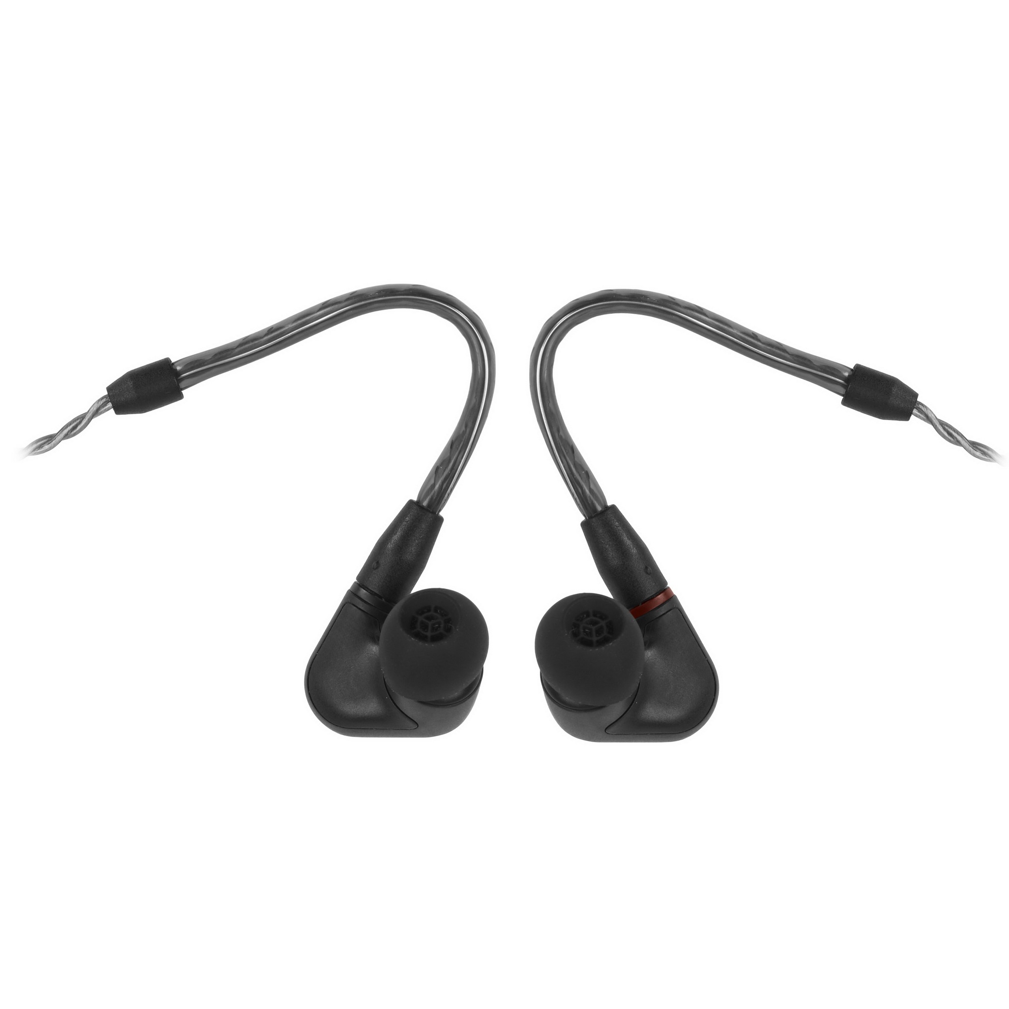 Наушники вкладыши Sennheiser IE 200 1.2м черный проводные крепление за ухом (IE 200 BLACK)