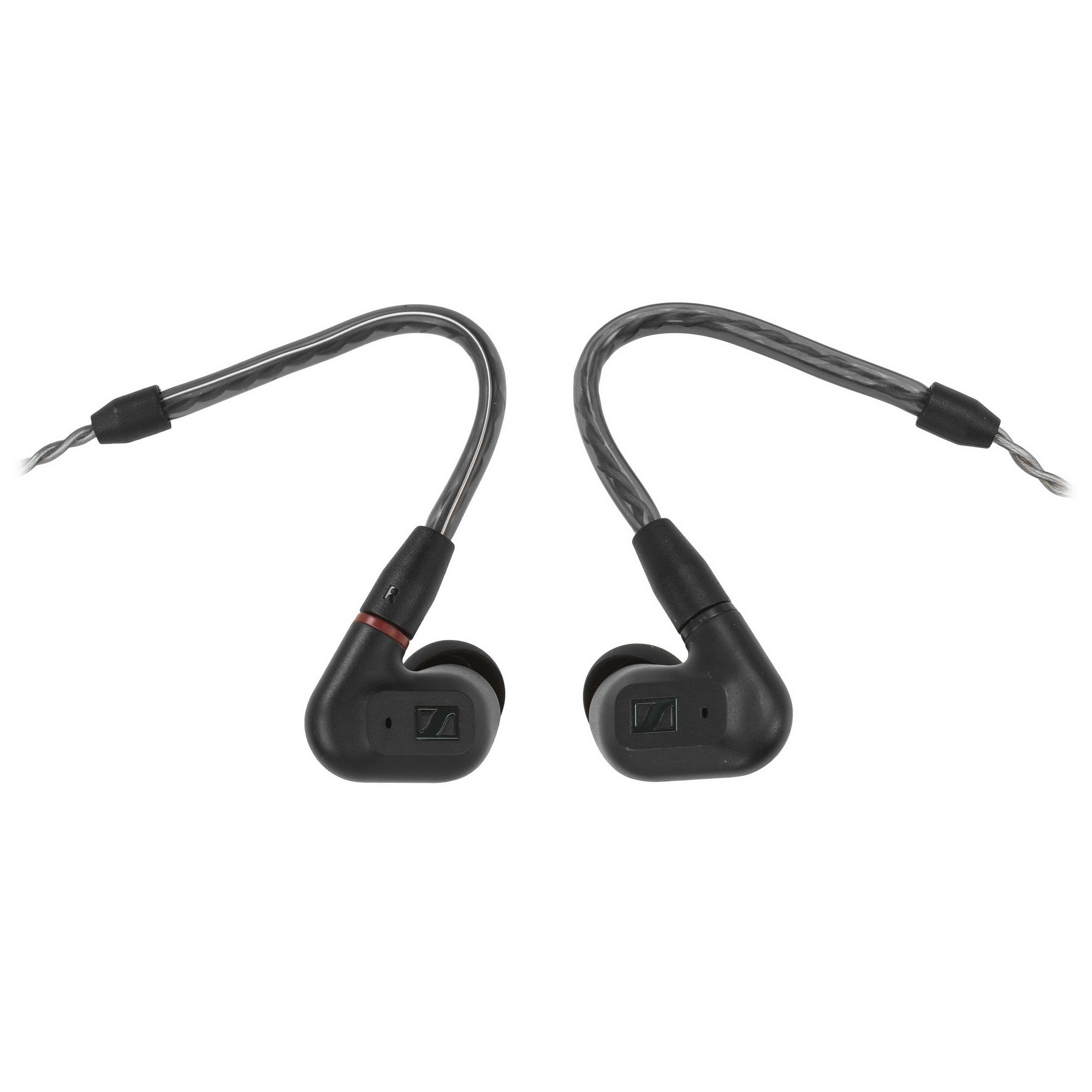 Наушники вкладыши Sennheiser IE 200 1.2м черный проводные крепление за ухом (IE 200 BLACK)