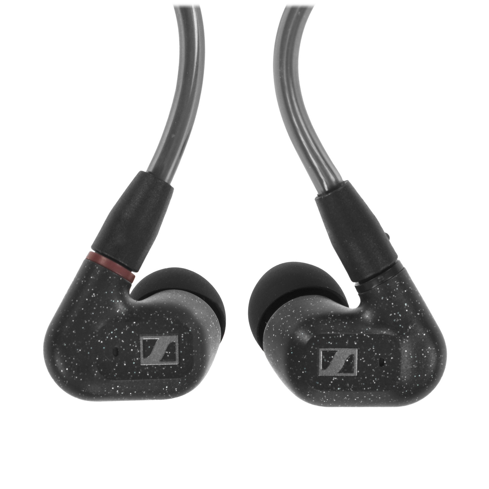 Наушники вкладыши Sennheiser IE 300 1.25м черный проводные крепление за ухом (509104)