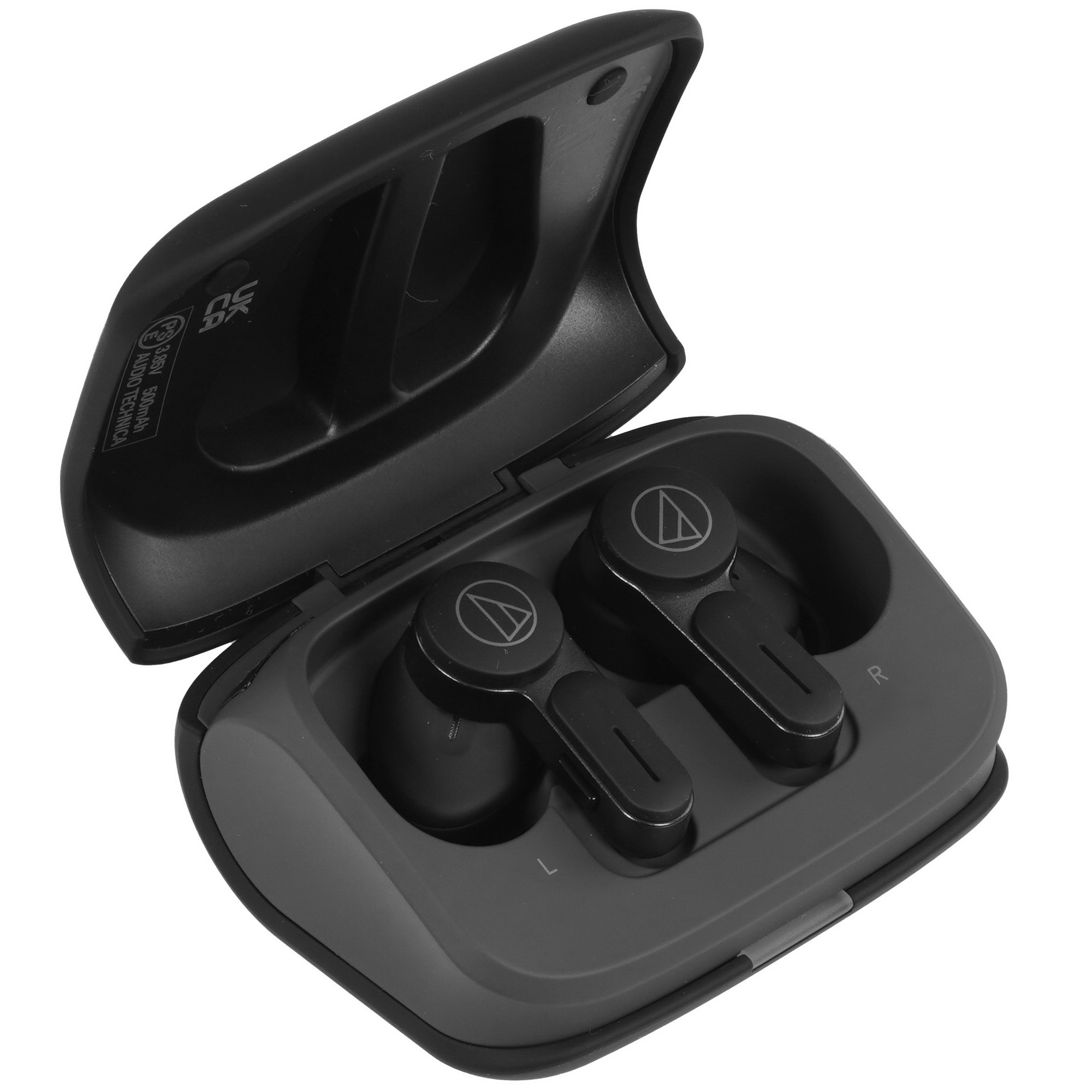 Гарнитура внутриканальные Audio-Technica ATH-TWX7 черный беспроводные bluetooth в ушной раковине (AT