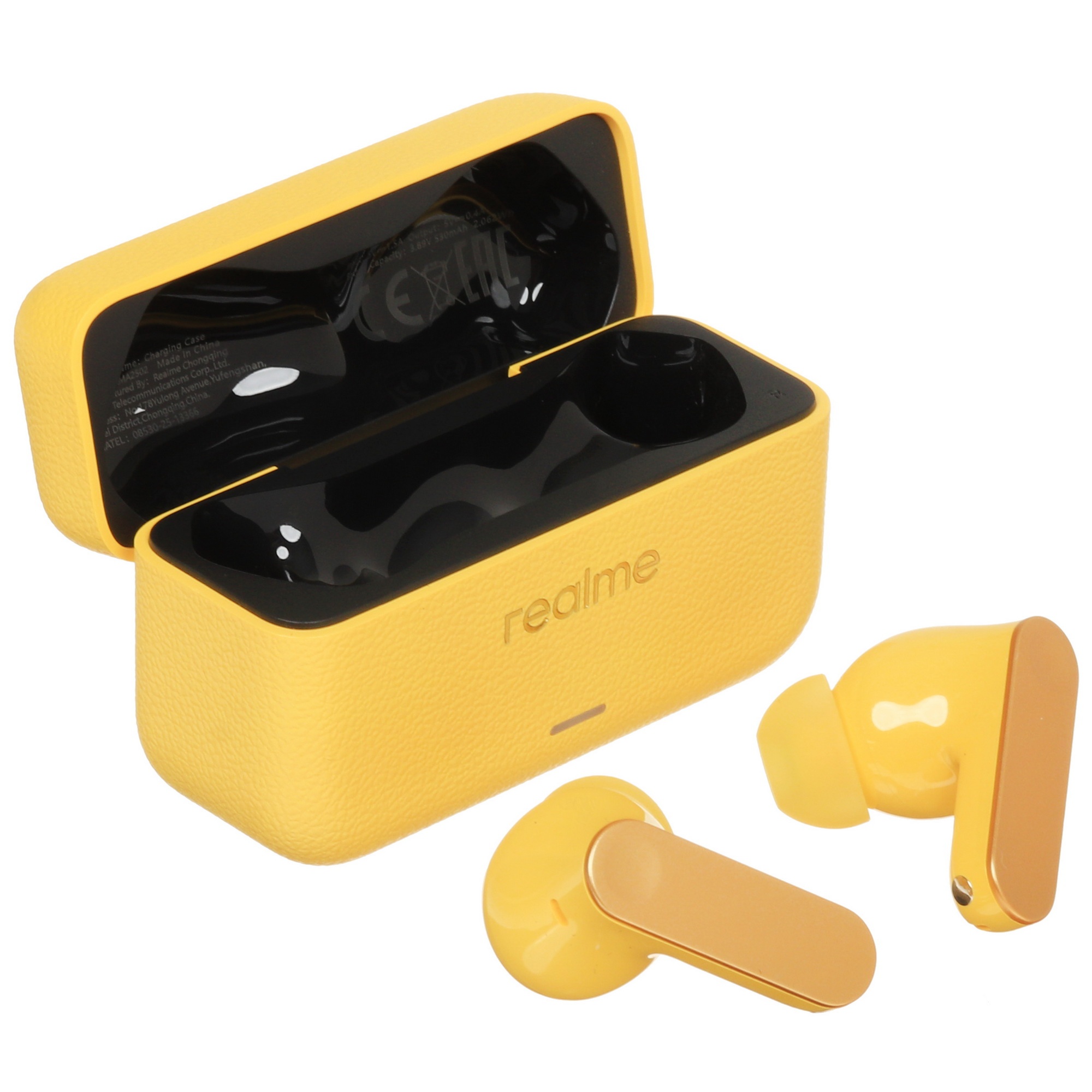 Гарнитура внутриканальные Realme Buds T500 Pro желтый беспроводные bluetooth в ушной раковине (69417