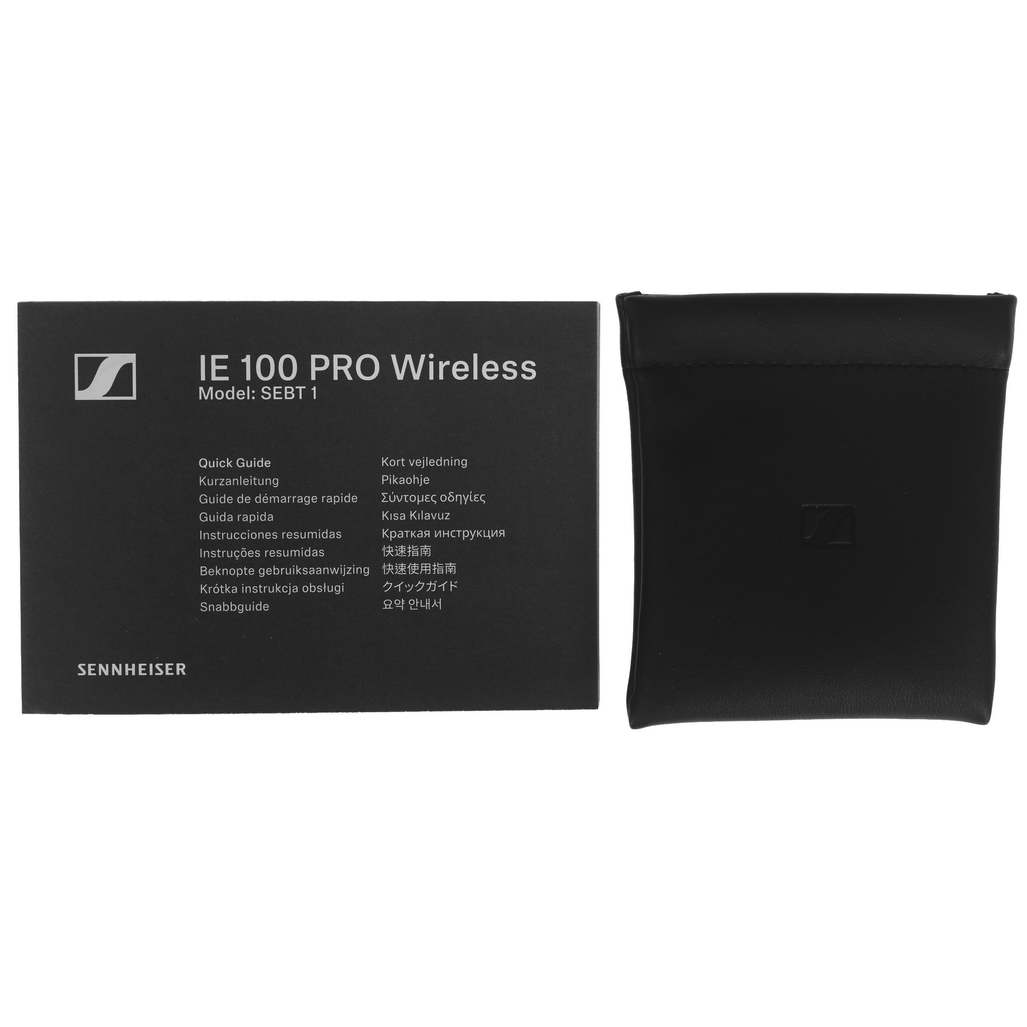 Наушники вкладыши Sennheiser IE 100 PRO Wireless 1.3м черный беспроводные bluetooth в ушной раковине