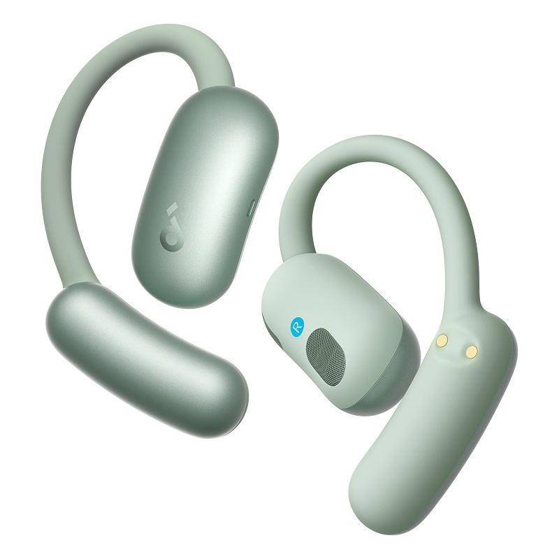 Наушники TWS Soundcore AeroFit 2 зеленый, открытые (спортивные), Bluetooth, до 10 ч