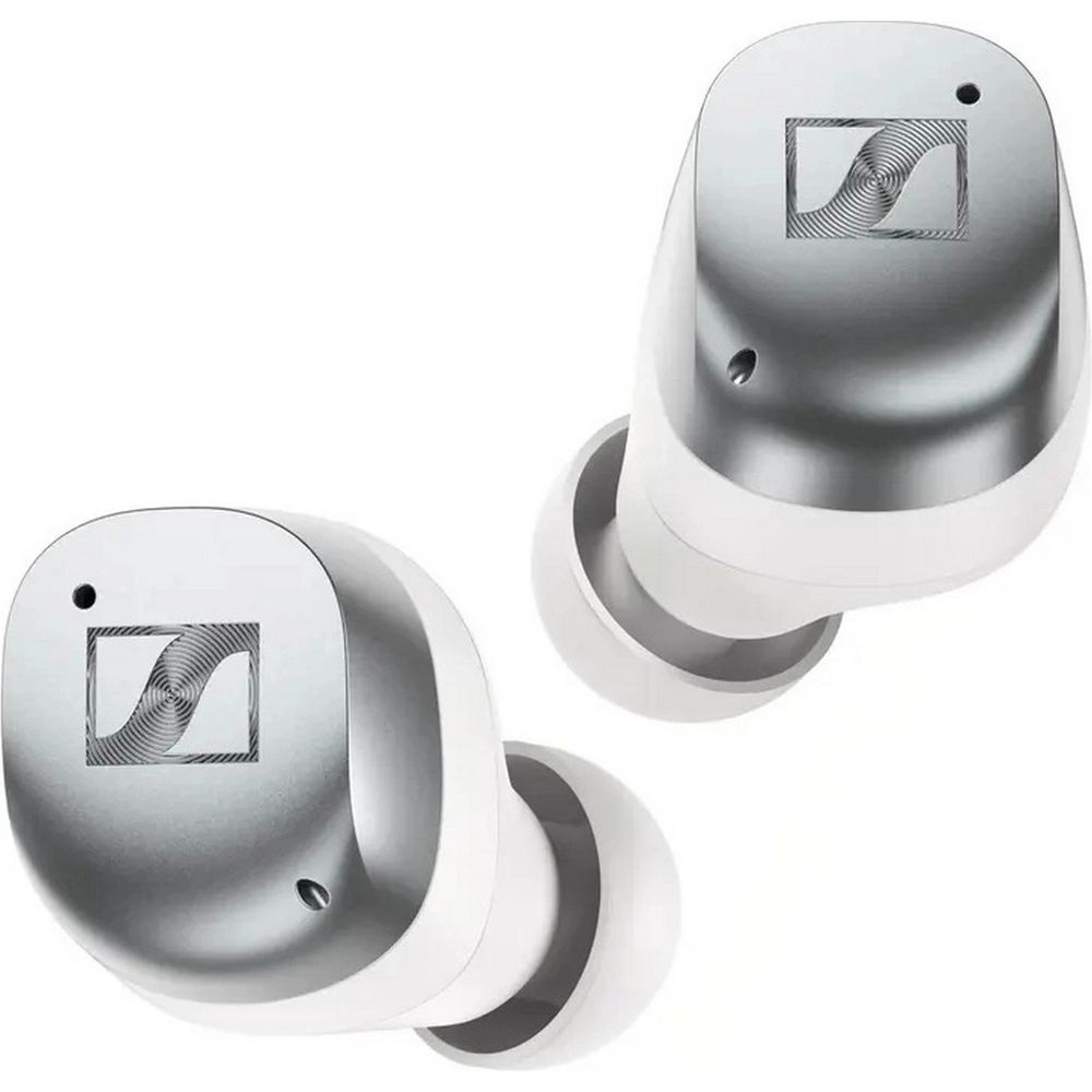 Наушники TWS Sennheiser Momentum True Wireless 4 серебристый/белый, внутриканальные, Bluetooth, акти