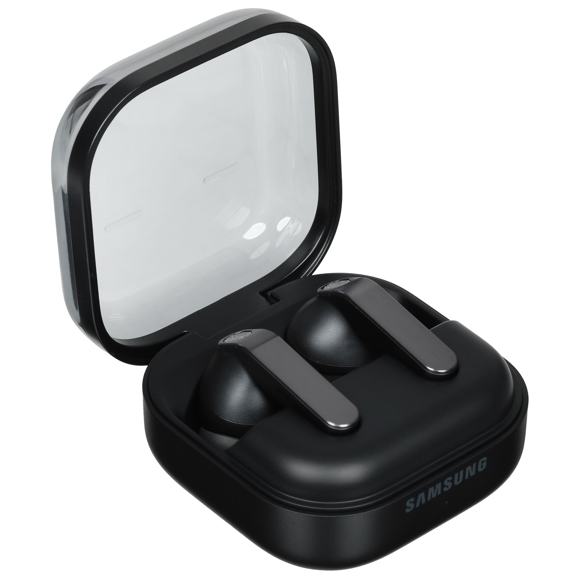 Наушники TWS Samsung Galaxy Buds4 Pro черный, внутриканальные, Bluetooth, адаптивное шумоподавление,