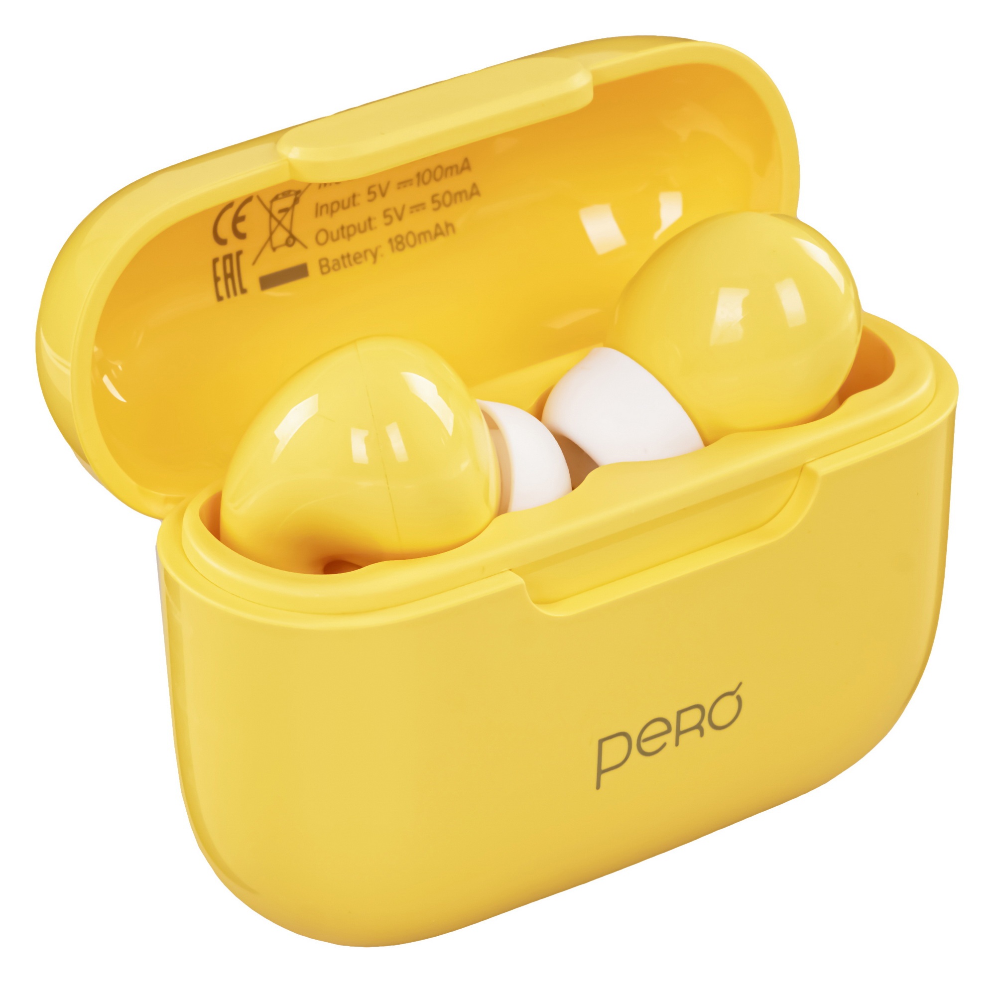 Беспроводные наушники PERO TWS06 COMFORT Yellow
