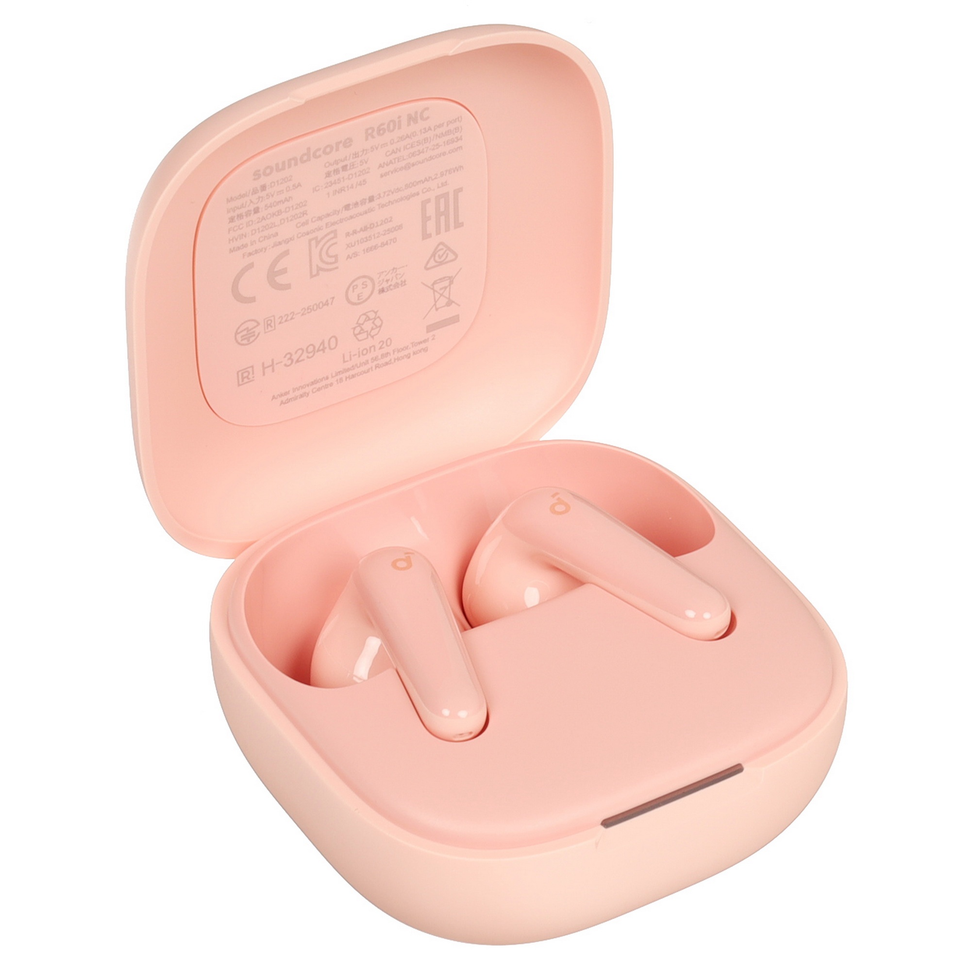 Наушники TWS Soundcore R60i розовый