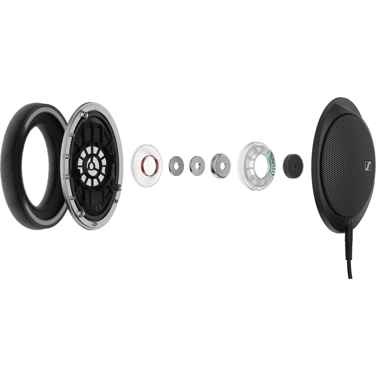 Наушники накладные Sennheiser HD 550 1.8м черный проводные оголовье (700455)