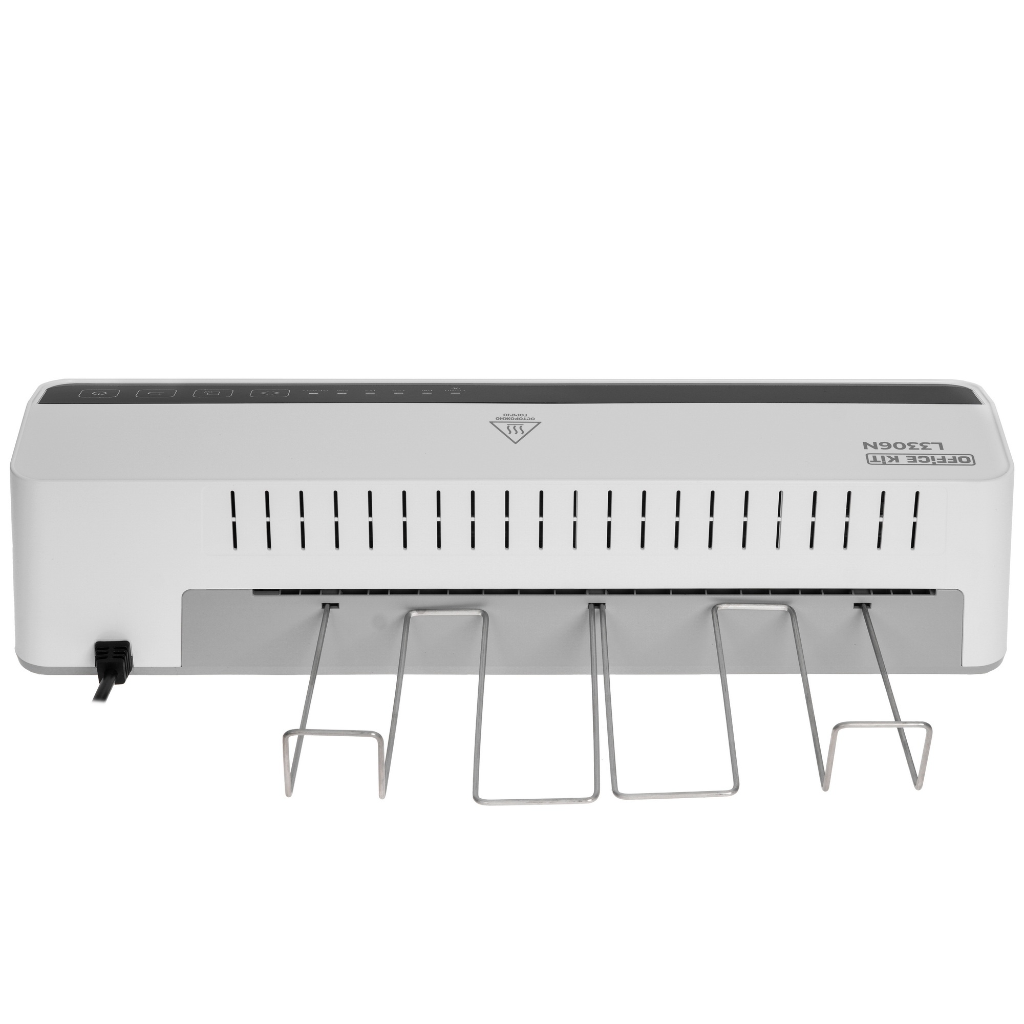 Ламинатор Office Kit L3306N белый/черный A3 (75-250мкм) 100см/мин (6вал.) хол.лам. лам.фото реверс