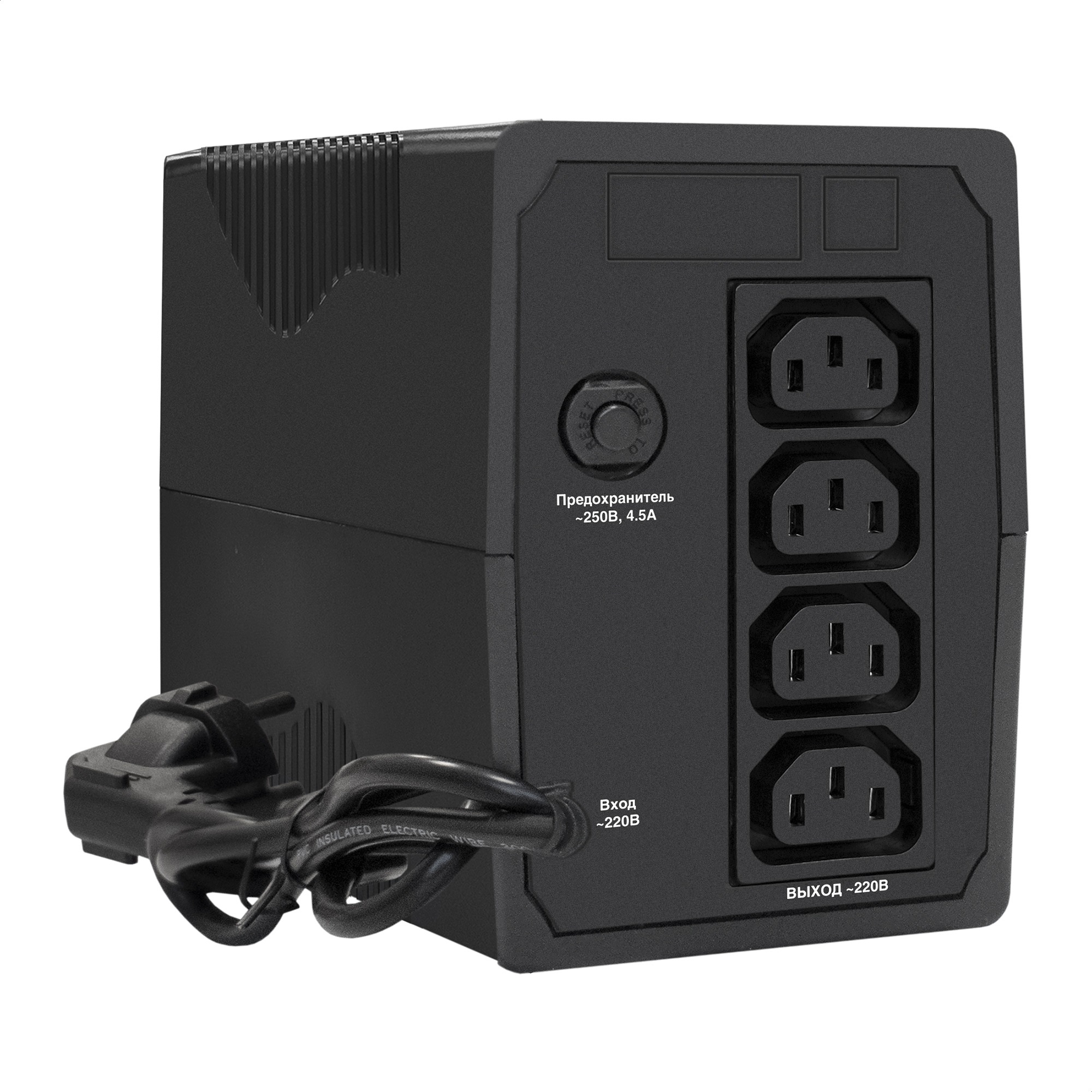 ИБП ExeGate Power Back BNB-1000.LED.AVR.4C13 (1000VA/550W, LED, AVR, 4*C13, батарея 12V 9Ah, Black)