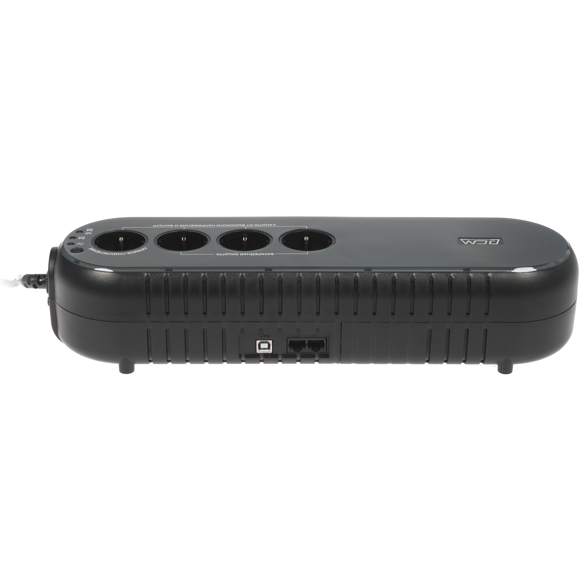 Источник бесперебойного питания Powercom Back-UPS WOW, OffLine, 850VA/425W, Tower, 4xSchuko outlets(1 Surge & 3 batt), USB (78234)