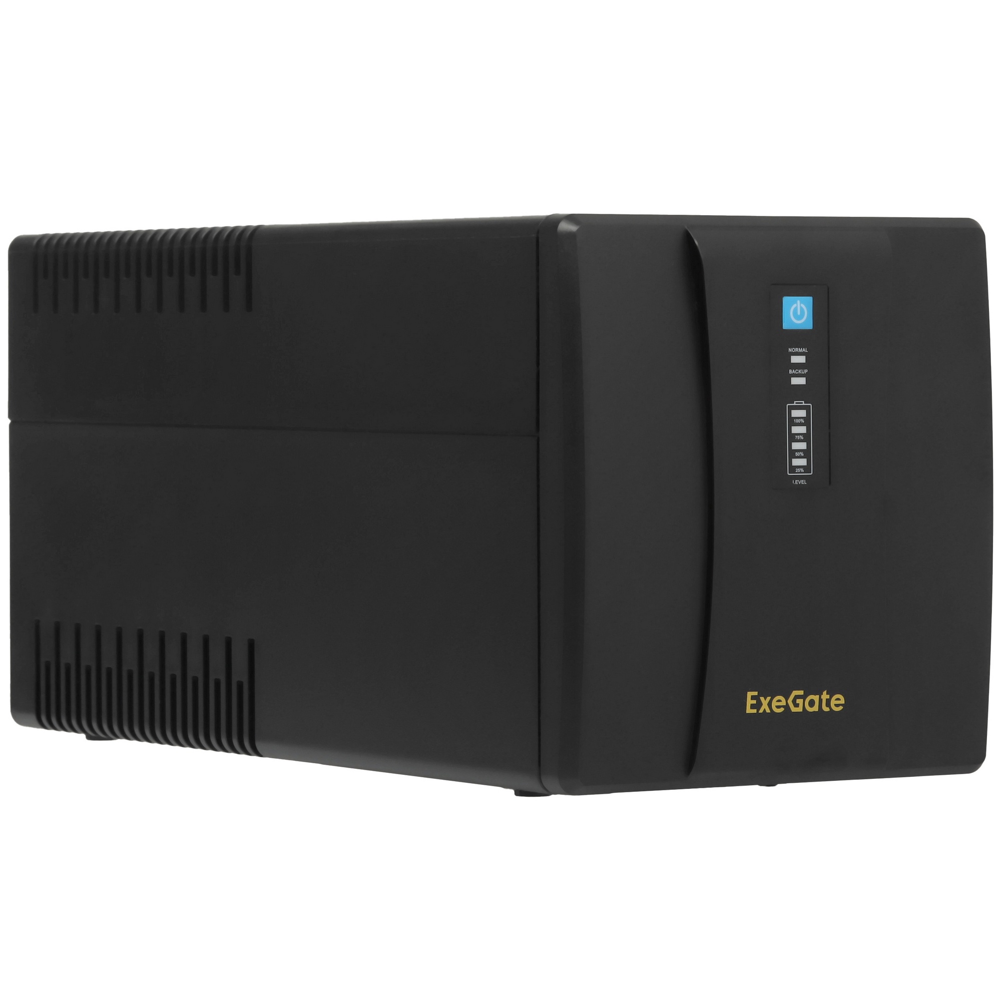ИБП ExeGate SpecialPro UNB-1500.LED.AVR.4SH (1500VA/950W, LED, AVR, 4*Schuko, батарея 12V 9Ah - 2 шт., Black)