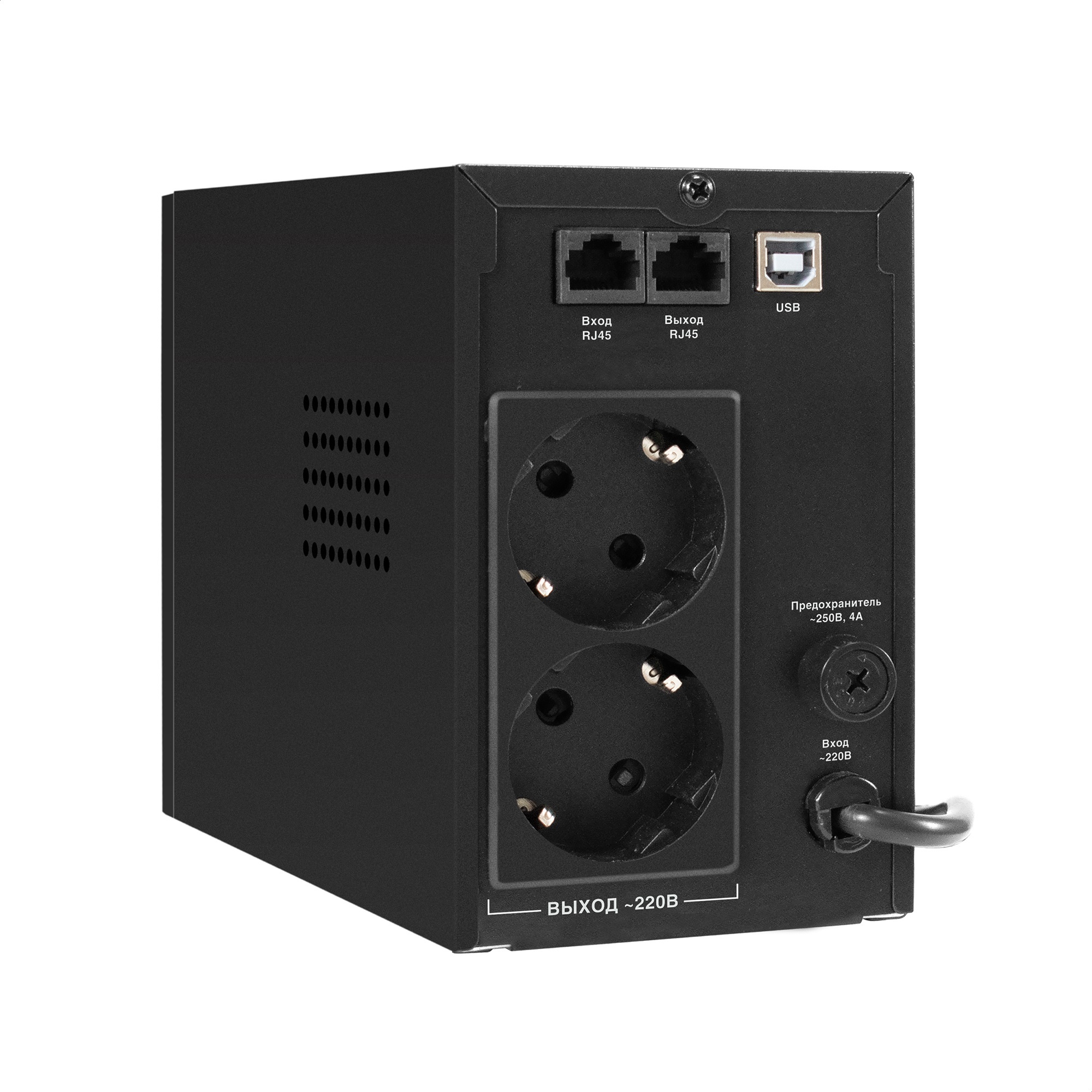 ИБП ExeGate SpecialPro Smart LLB-500.LCD.AVR.2SH.USB (500VA/300W, LCD, AVR, 2*Schuko, USB, батарея 12V 4.5Ah, металлический корпус, Black)