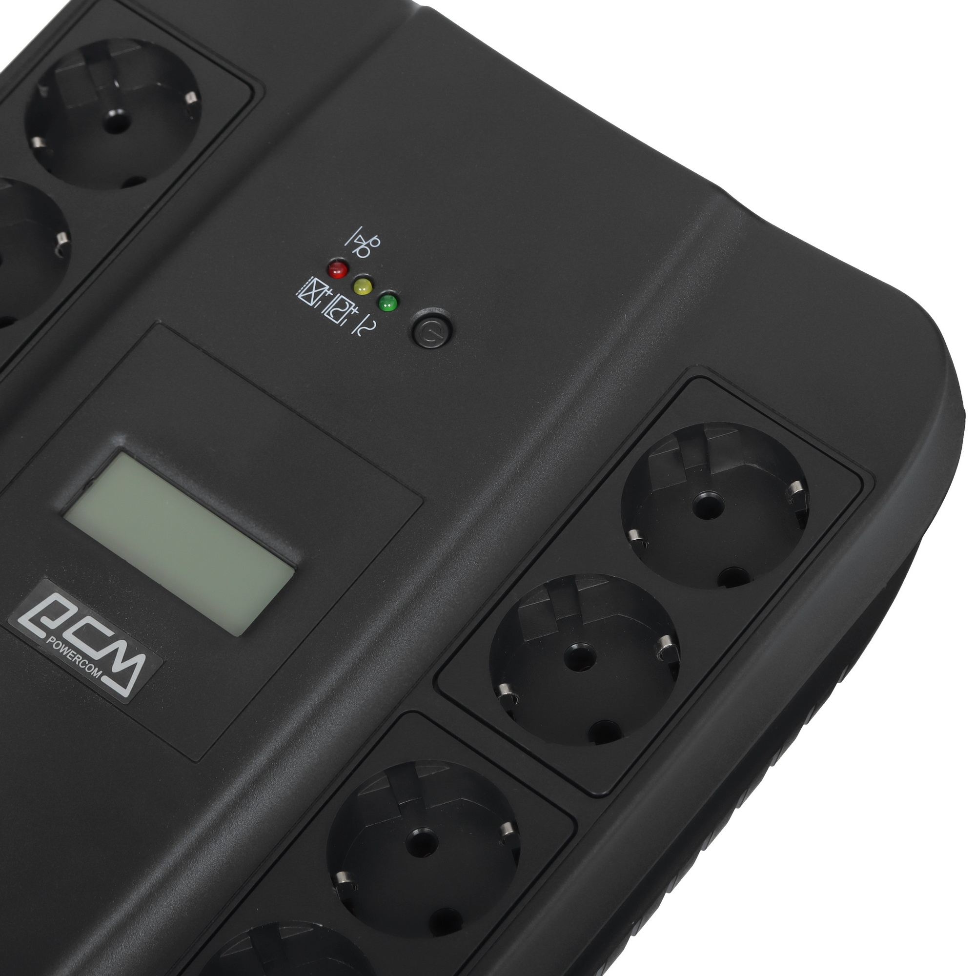 Источник бесперебойного питания Powercom SPIDER, Интерактивная, 900 ВА / 540 Вт, Tower, Schuko, LCD,