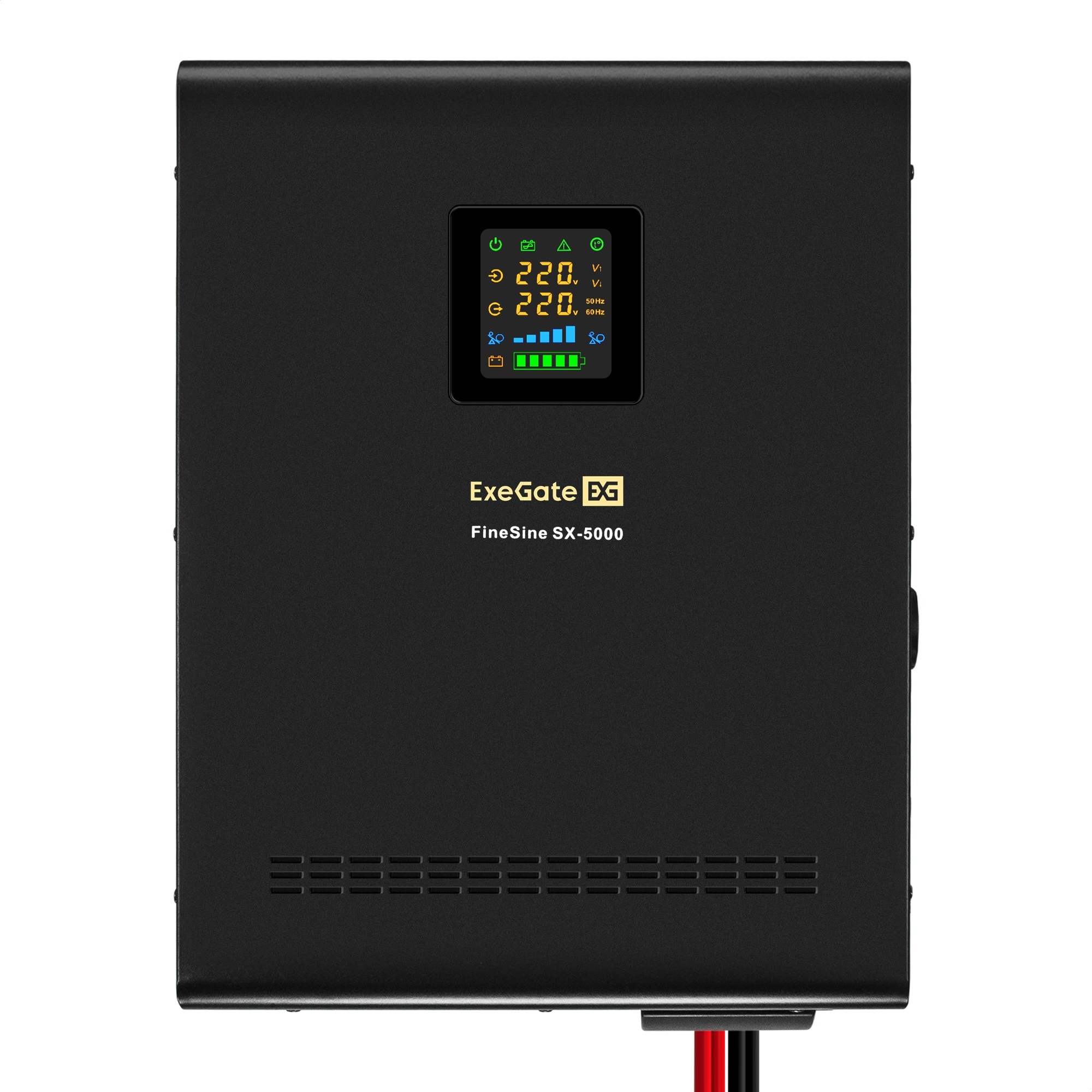 Комплект ИБП ExeGate FineSine SX-5000.LCD.AVR.2SH.T + Батарея 45Aч, 4 шт. (ИБП  + АКБ , 4шт.)