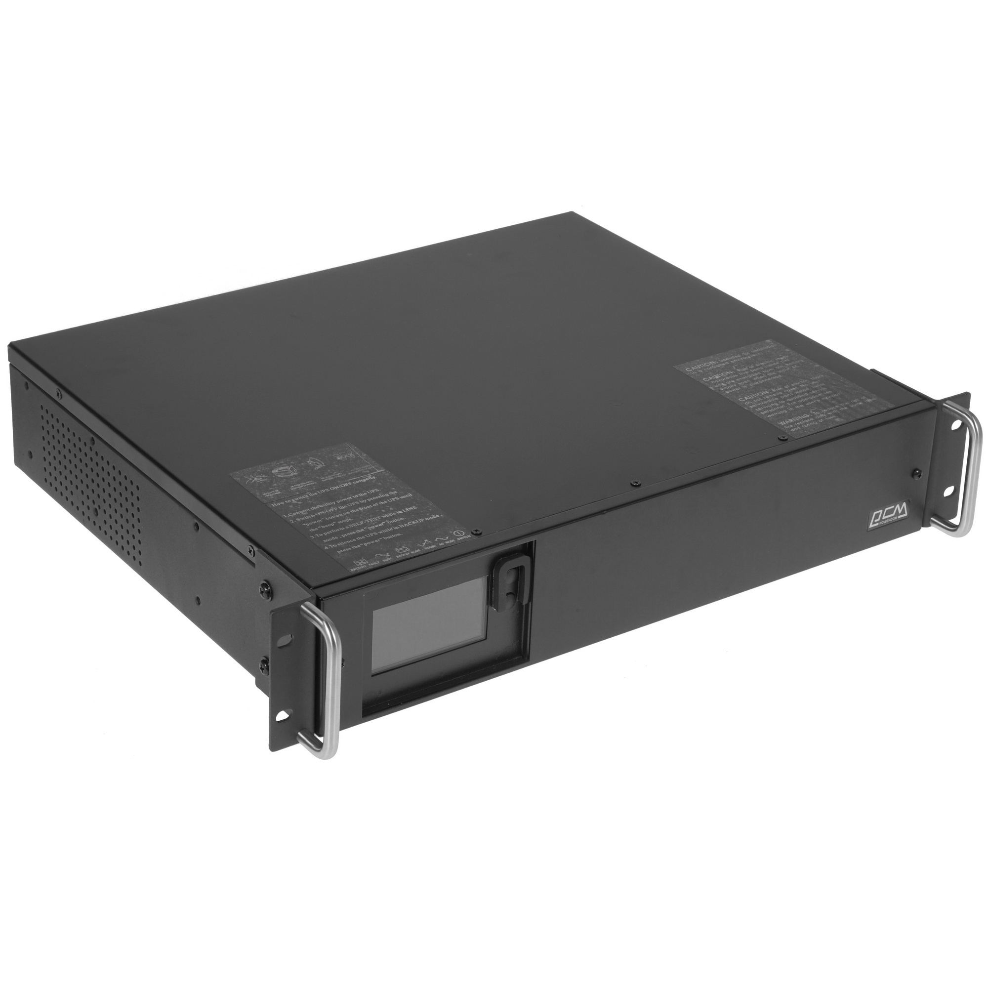 Источник бесперебойного питания Powercom King Pro RM, Line-Interactive, 1500VA/1200W, Rack mount 2U, 6*IEC320-C13 (2 surge & 4 batt), Serial+USB, SmartSlot, LCD, black (1152600)