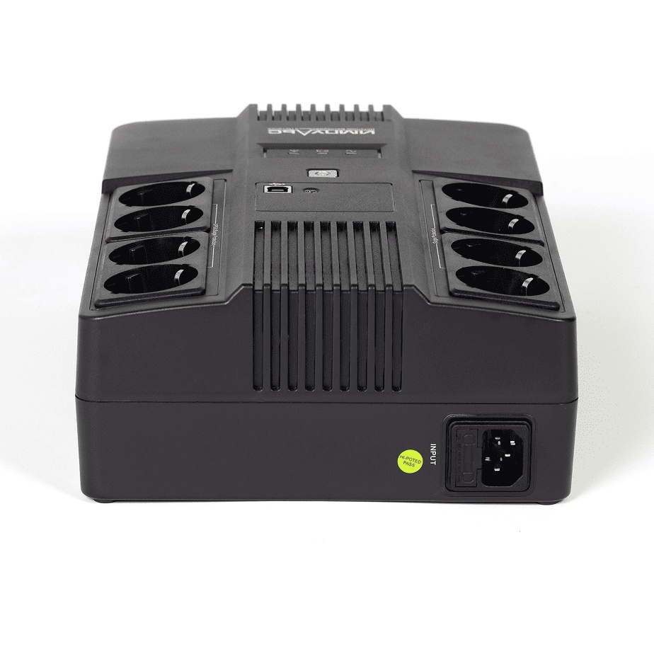 ИБП МАСТЕР 600, 600/360 ВА/Вт, LED, USB, RJ11/RJ45, SCHUKOx8 Импульс MT60102