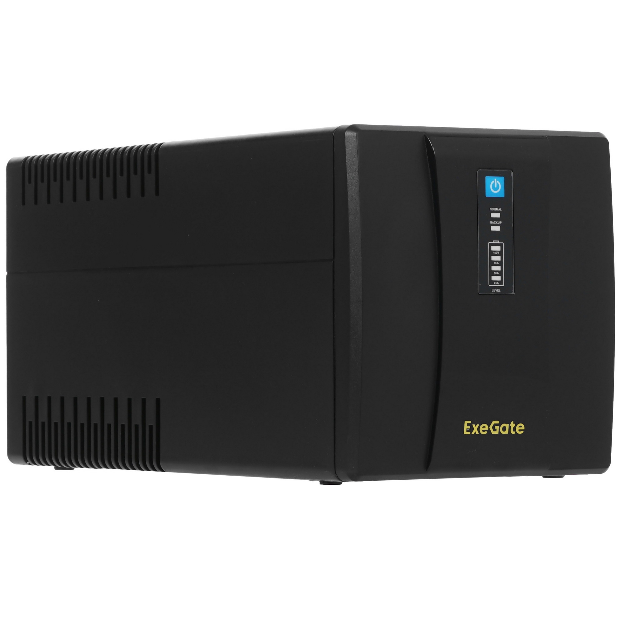 ИБП ExeGate SpecialPro UNB-1600.LED.AVR.4SH (1600VA/950W, LED, AVR, 4*Schuko, батарея 12V 9Ah - 2 шт., Black)