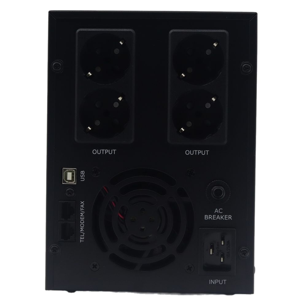 Источник бесперебойного питания  ИБП Raskat HSL-3000VA (3000VA, 1800Вт, 4xCEE7, LCD, USB type-B, 2xRJ-45)