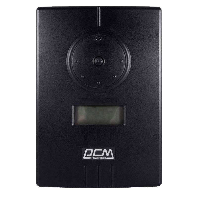 Источник бесперебойного питания Powercom Infinity, Line-Interactive, 500VA/300W, Tower, 2xSchuko, LCD, USB, без встроенных батарей (314811)