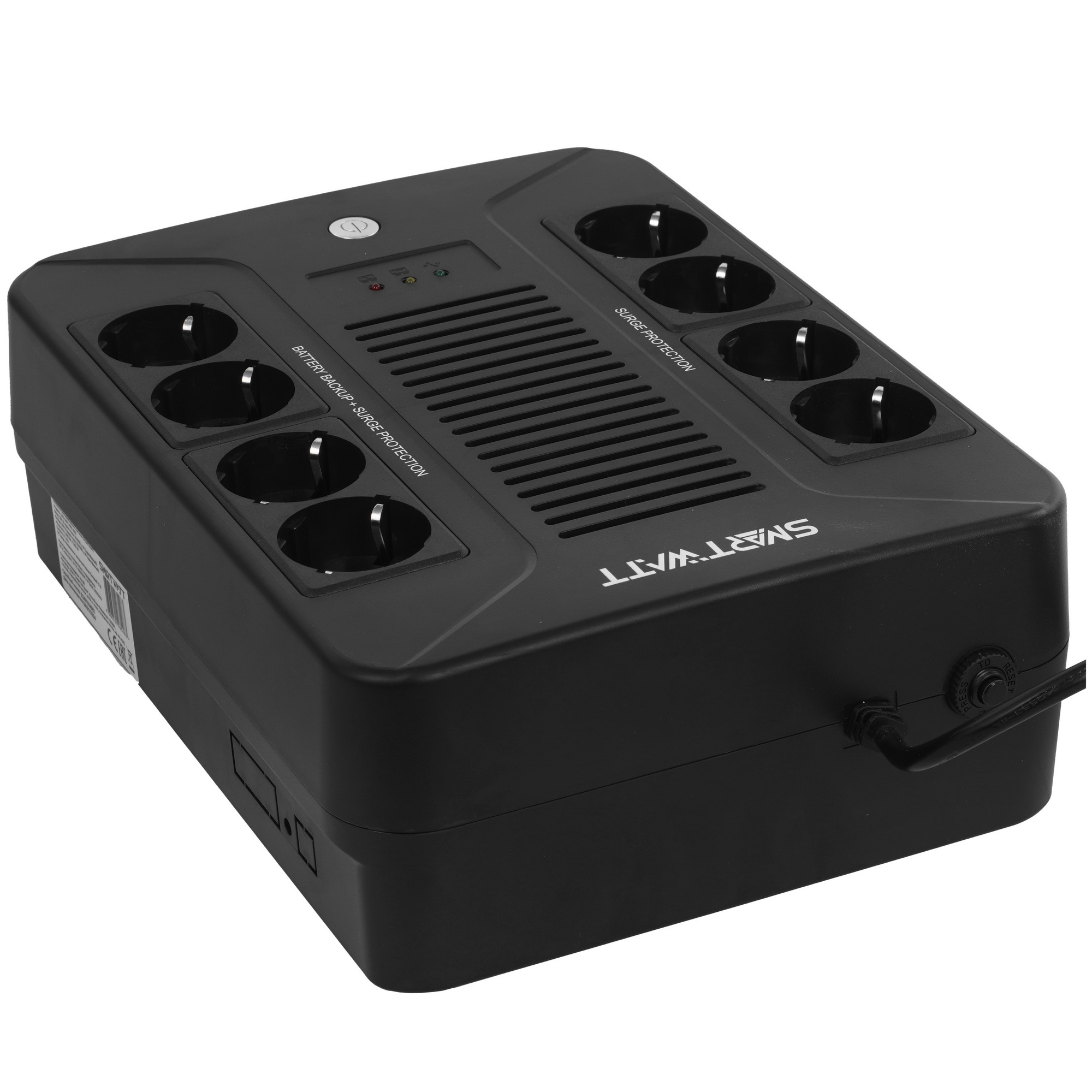 Источник бесперебойного питания SMARTWATT UPS SAFE PRO 600 Line-interactive 600VA/360W Brick (Euro x