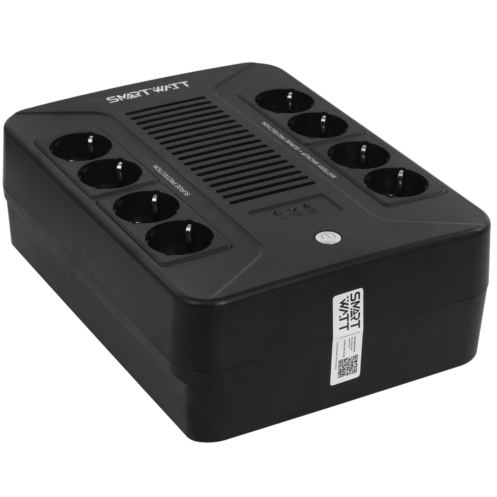 Источник бесперебойного питания SMARTWATT UPS SAFE PRO 600 Line-interactive 600VA/360W Brick (Euro x