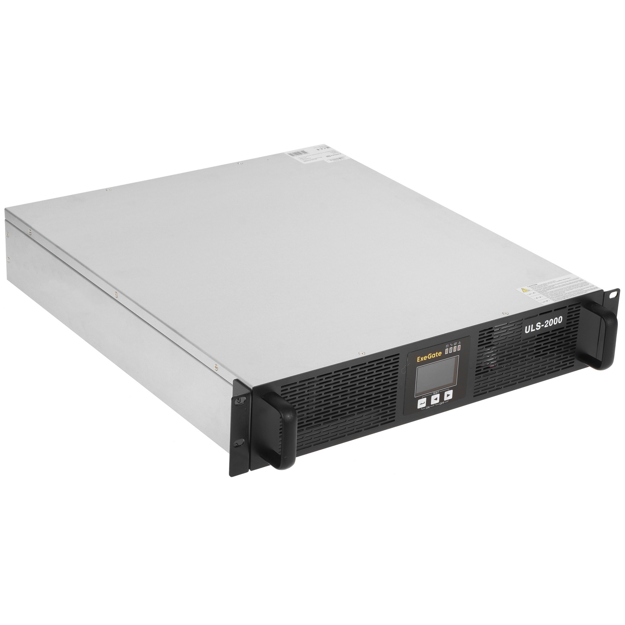 Источник бесперебойного питания (ИБП) Exegate EP285647RUS On-line ExeGate PowerExpert ULS-2000.LCD.AVR.6C13.USB.RS232.SNMP.2U (2000VA/2000W, On-Line, PF=1, LCD, 6*C13, RS232, USB, SNMP-slot, батарея 12V 7.2Ah - 6шт, Rackmount 2U/Tower, металлический корпу