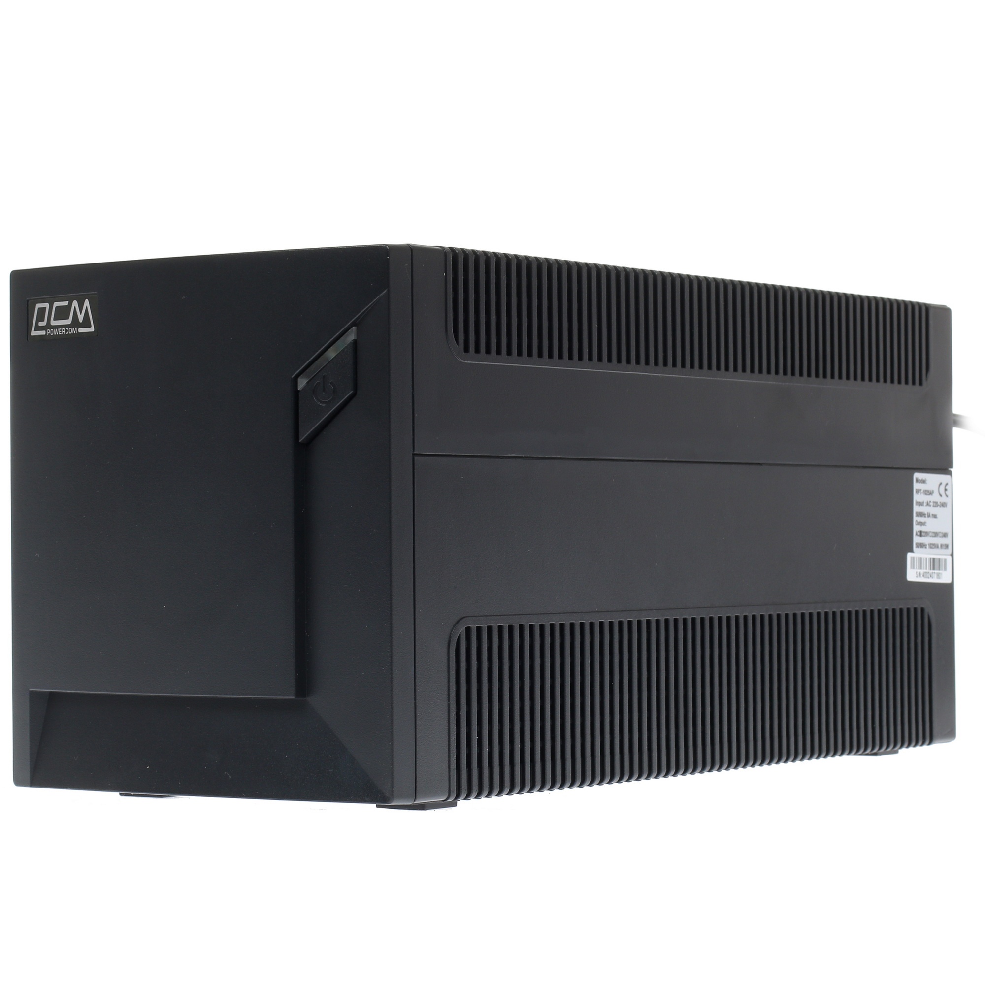 Источник бесперебойного питания Powercom Raptor, Line-Interactive, 1025VA/615W, Tower, 6*IEC320-C13, USB (295838)