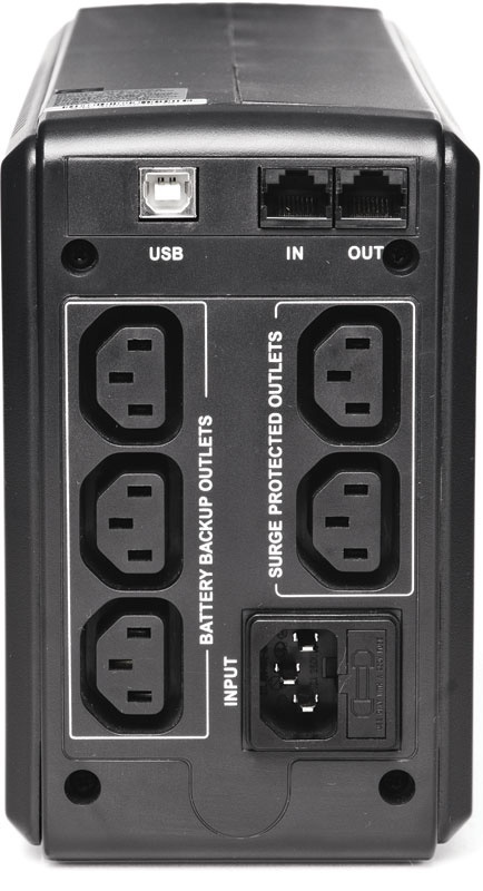 Источник бесперебойного питания Powercom Smart King Pro+ SPT-500, Line-Interactive, 500VA/400W, Tower, 5*IEC320-C13 (2 surge & 3 batt), black (1154030)