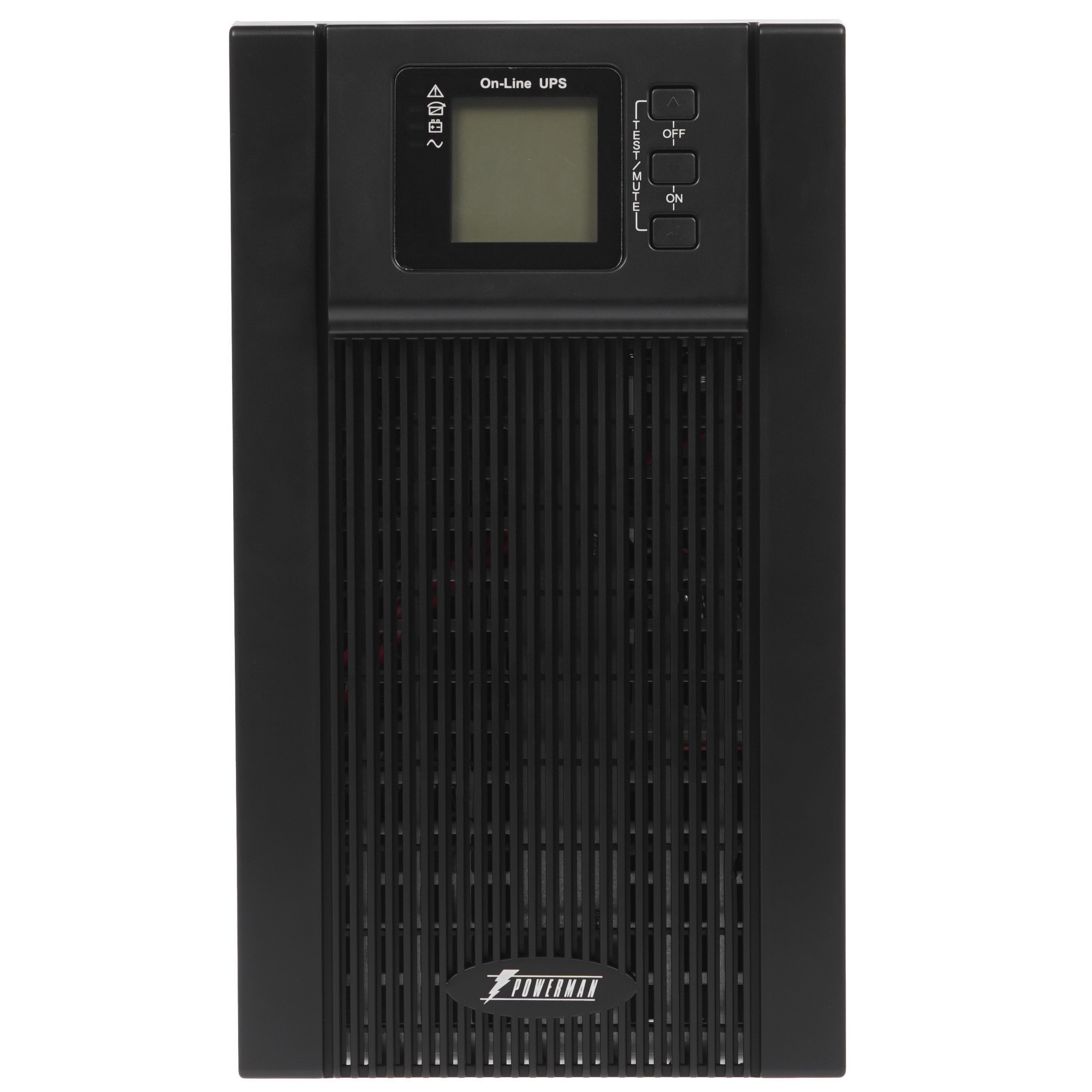 Источник бесперебойного питания Powerman Online 3000 Plus Black external battery pack (not included)