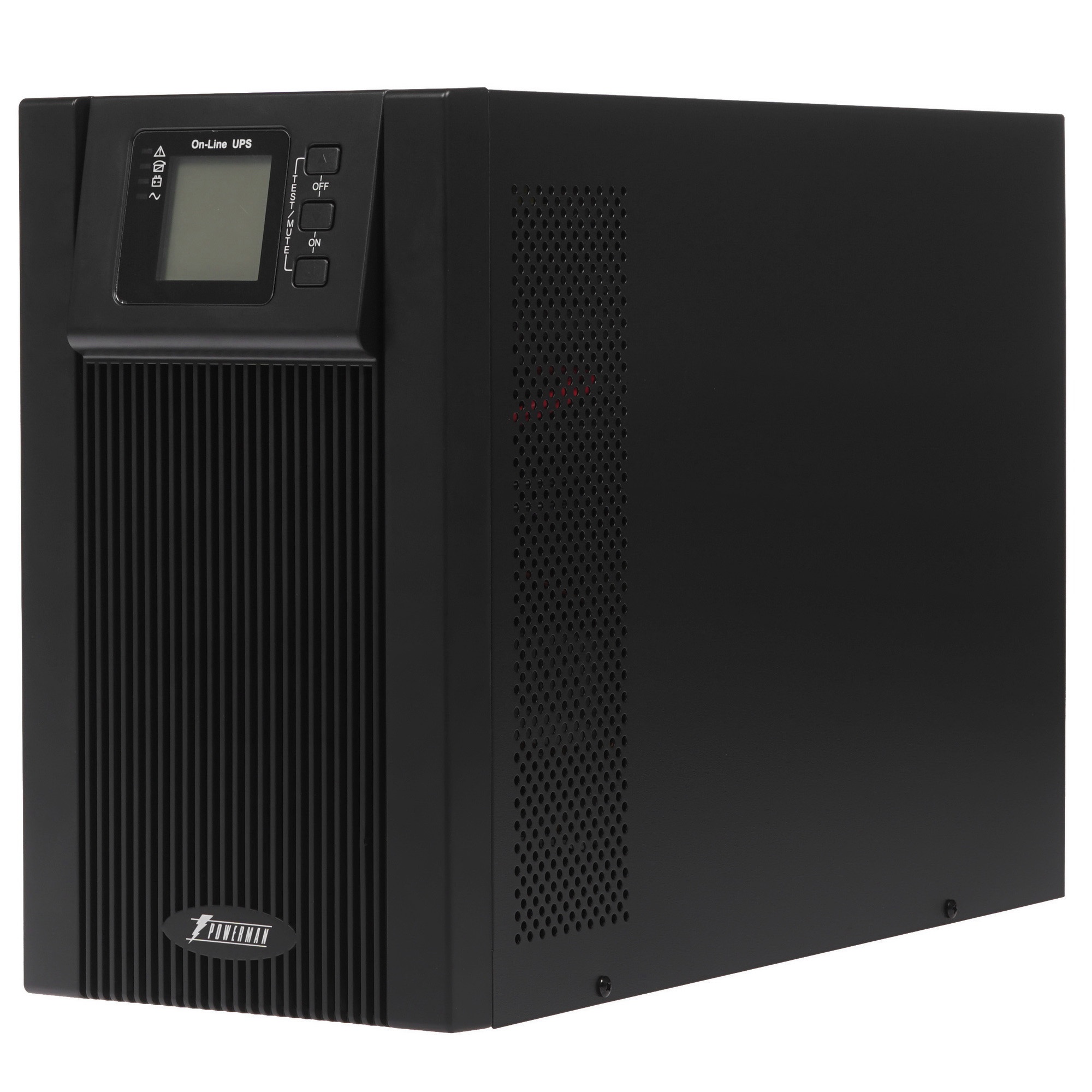 Источник бесперебойного питания Powerman Online 3000 Plus Black external battery pack (not included)