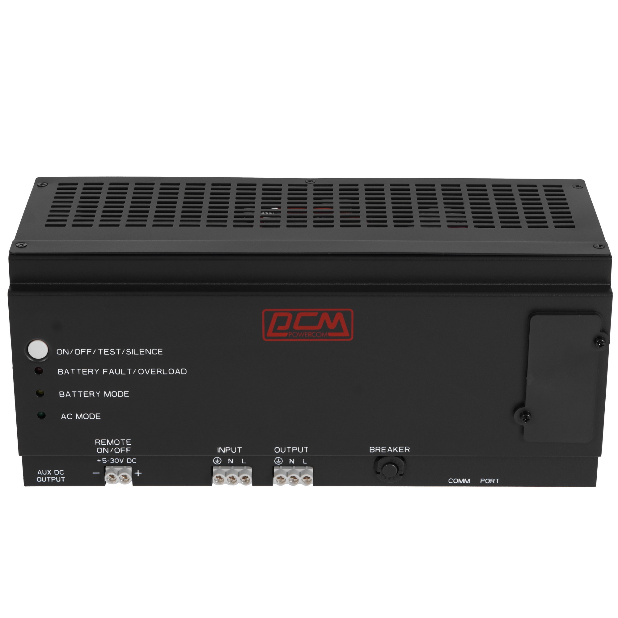 Источник бесперебойного питания Powercom DRU 850VA/510W, DIN Rail, 230V, RS-232, 2 year warranty (1999787)