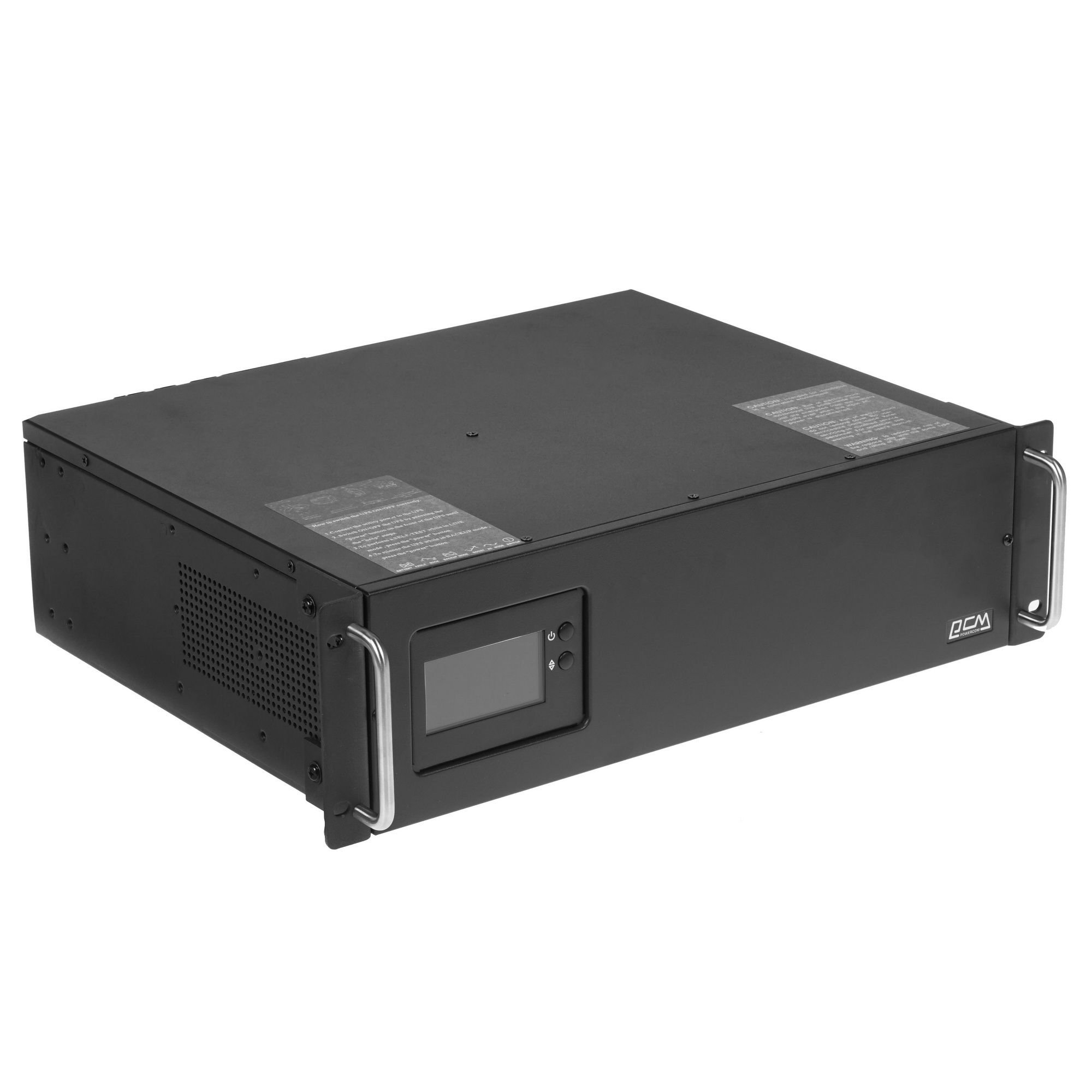 Источник бесперебойного питания Powercom King Pro RM KIN-2200AP, LCD, 2200VA/1760W, Rack mount 3U, 8*IEC320-C13 (8 batt), SNMP Slot, black (1152608)