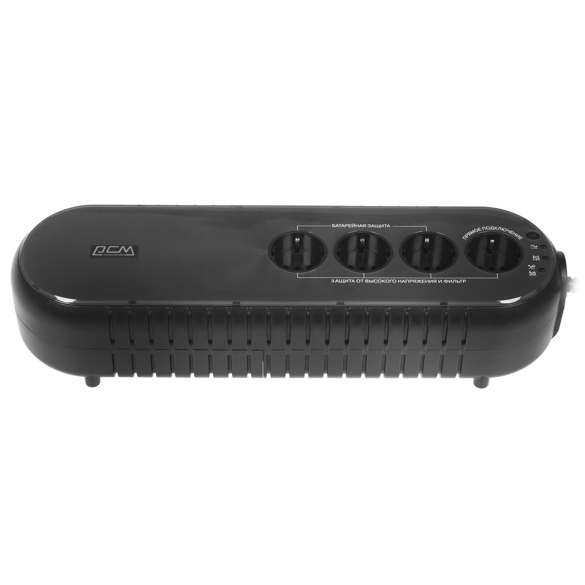 Источник бесперебойного питания Powercom Back-UPS WOW, OffLine, 1000VA/500W, Tower, 4xSchuko outlets(1 Surge & 3 batt), USB (78235)