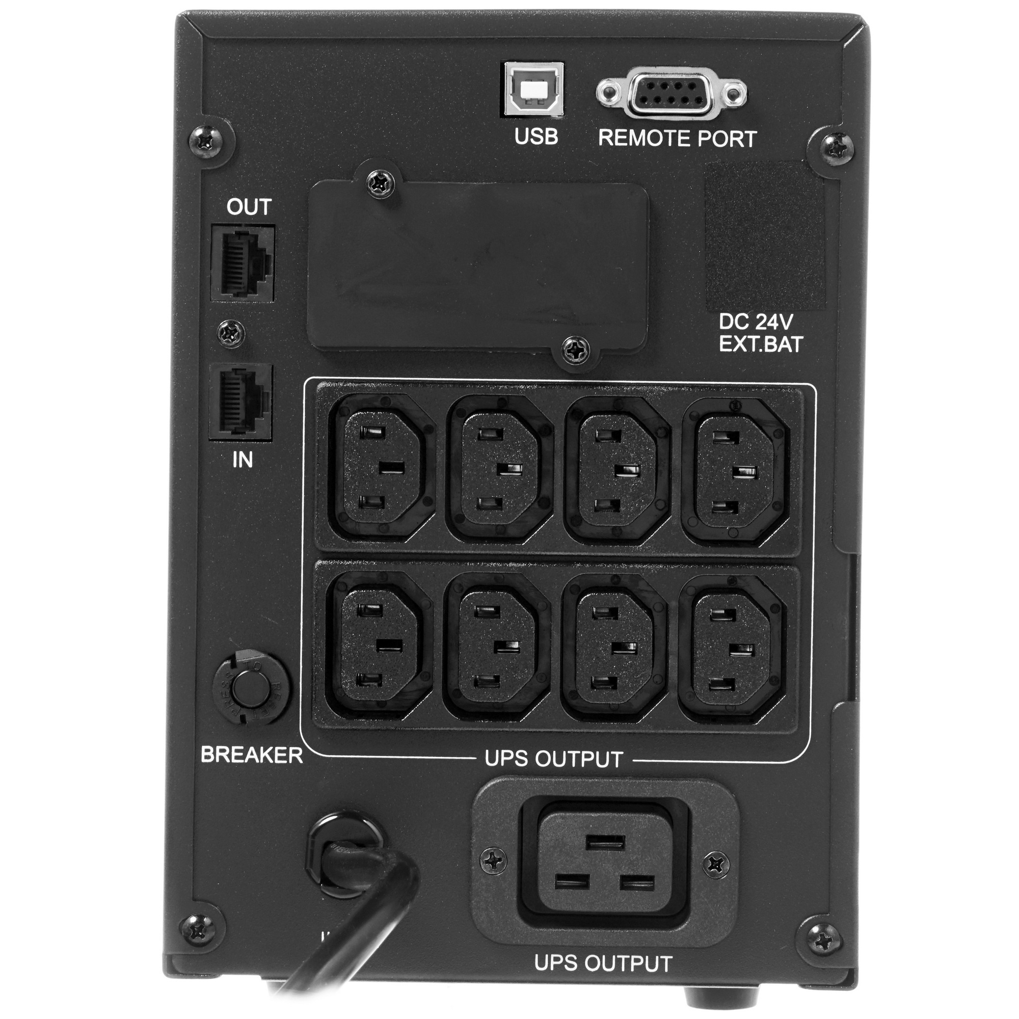 Источник бесперебойного питания Powercom Smart King Pro+ SPT-2000, Line-Interactive, LCD, 2000VA/1600W, Tower,  8*IEC320-C13+С19, SNMP Slot, black (1152568)