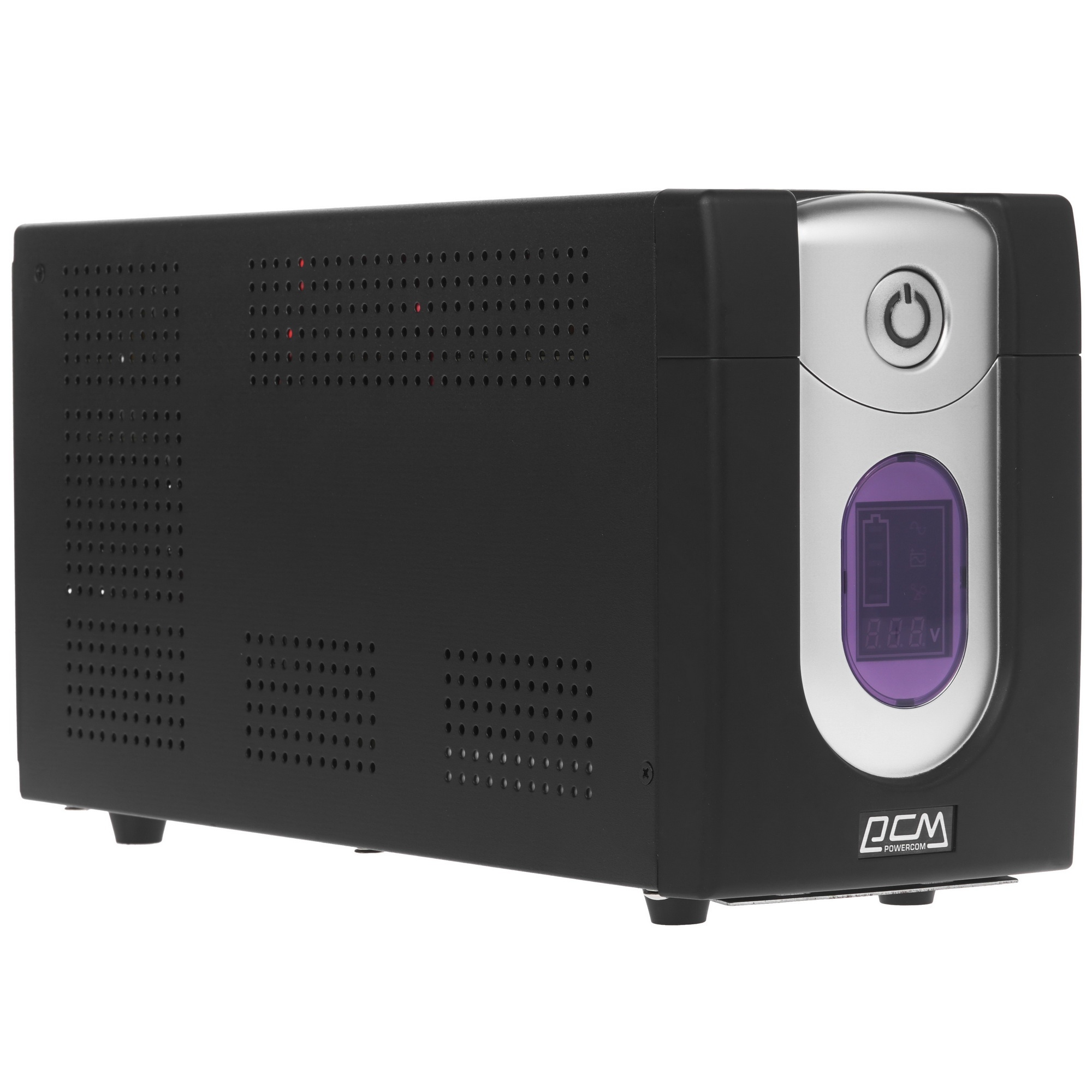 Источник бесперебойного питания Powercom Back-UPS IMPERIAL, Line-Interactive, 1025VA/615W, Tower, 6*IEC320-C13 (2 surge & 4 batt), LCD, USB (507310)
