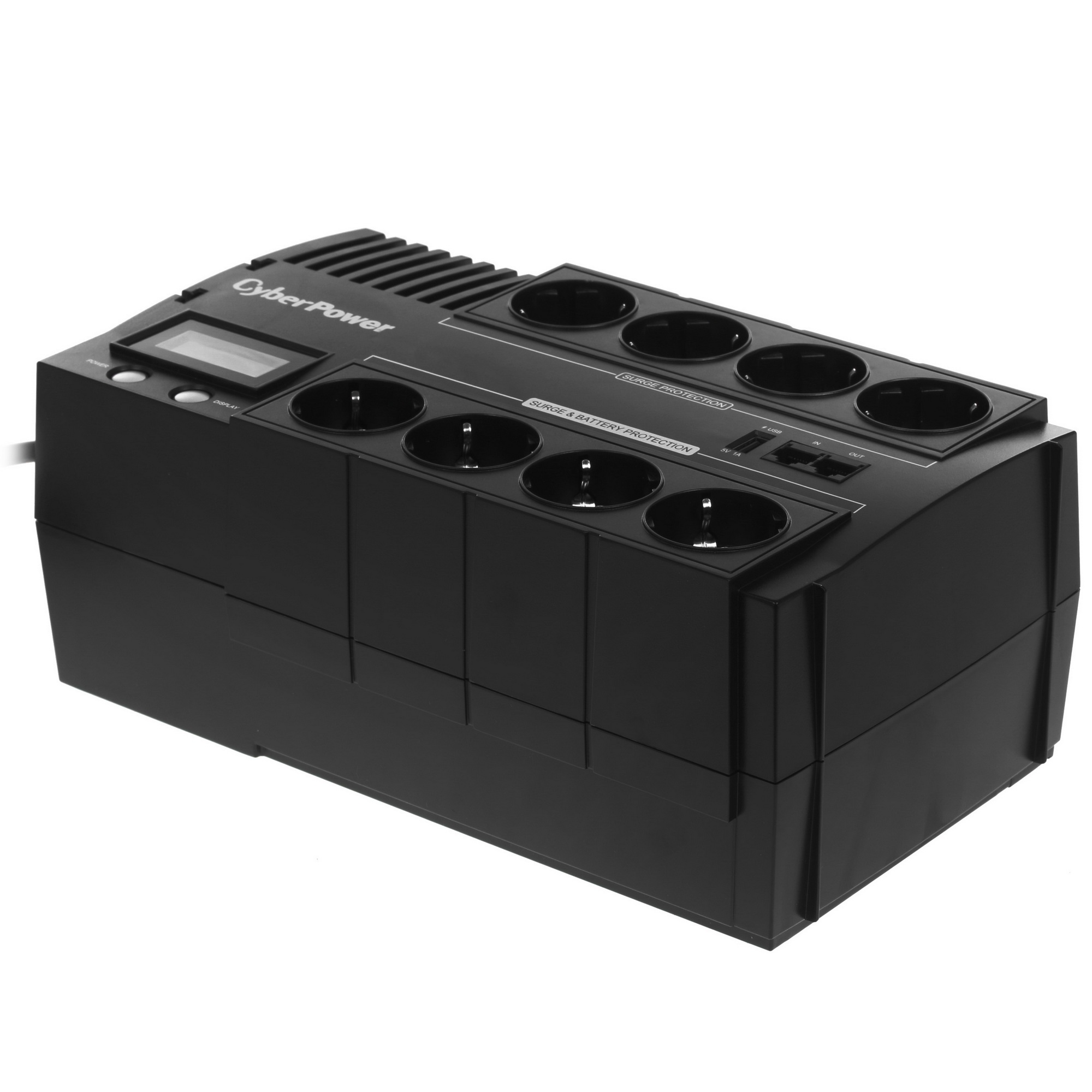 Источник бесперебойного питания CyberPower BR700ELCD 700VA/420W USB/RJ11/45 (4+4 EURO)