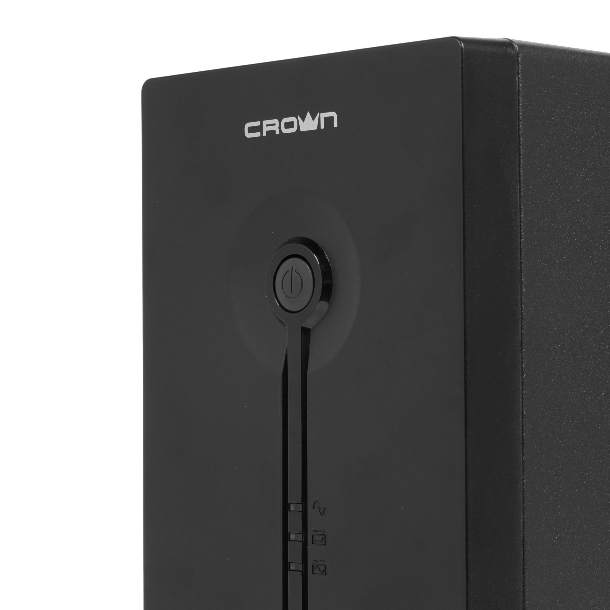 Источник бесперебойного питания CROWN ИБП CMU-SP800 COMBO {800VA металл,1x12V/9AH, розетки 2*IEC + 2