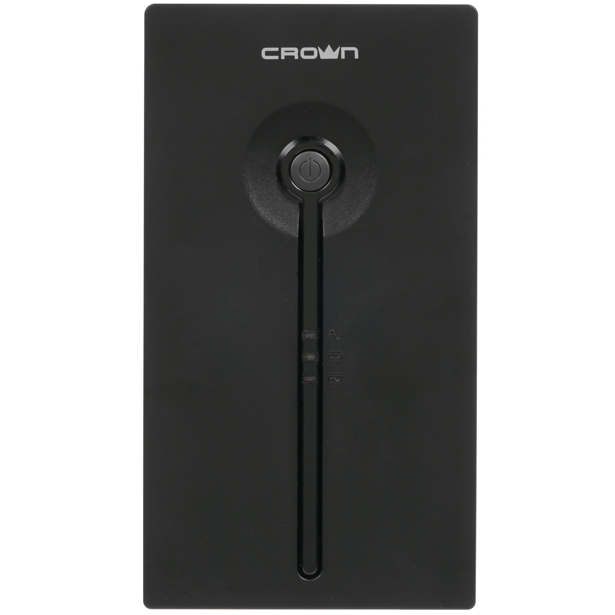 Источник бесперебойного питания CROWN ИБП CMU-SP800 COMBO {800VA металл,1x12V/9AH, розетки 2*IEC + 2