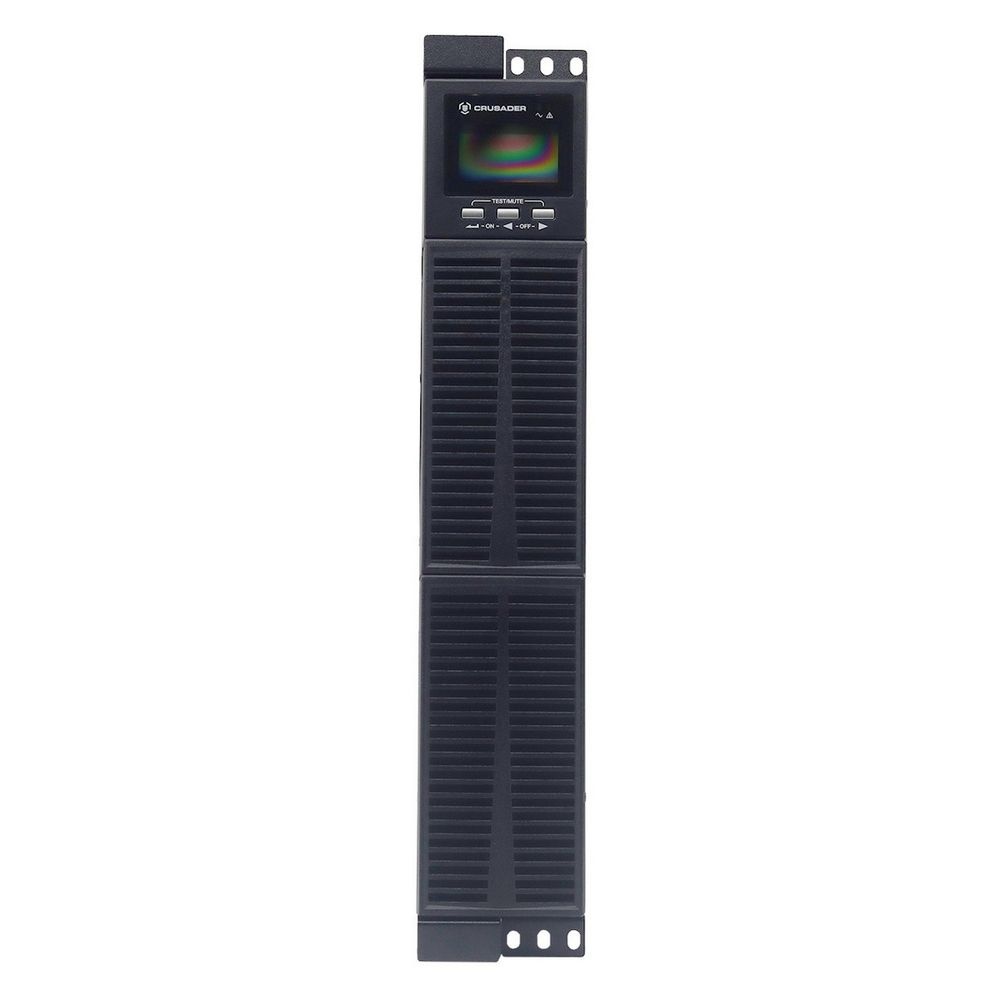 Источник бесперебойного питания  ИБП Crusader Stabline RTIO-1000VA (1000Ва, 900Вт, 8xIEC320, LCD, USB type-B , 2xRJ45, чистая синусоида)