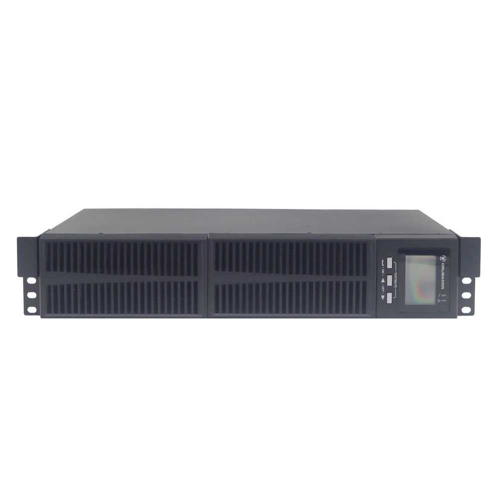 Источник бесперебойного питания  ИБП Crusader Stabline RTIO-1000VA (1000Ва, 900Вт, 8xIEC320, LCD, USB type-B , 2xRJ45, чистая синусоида)