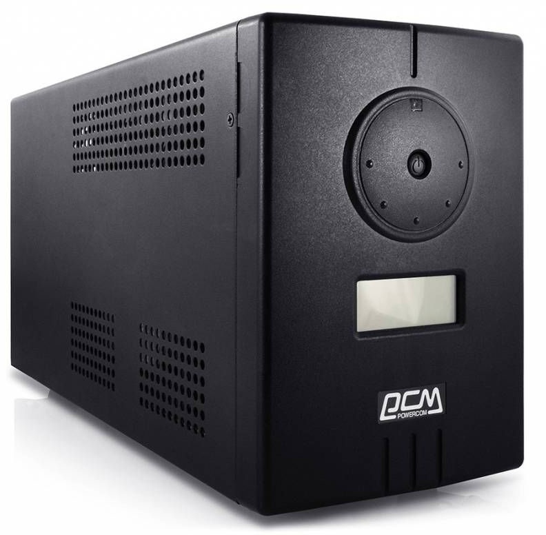 Источник бесперебойного питания Powercom Infinity, Line-Interactive, 1500VA/1050W, Tower, Schuko, USB, без встроенных батарей (383447)